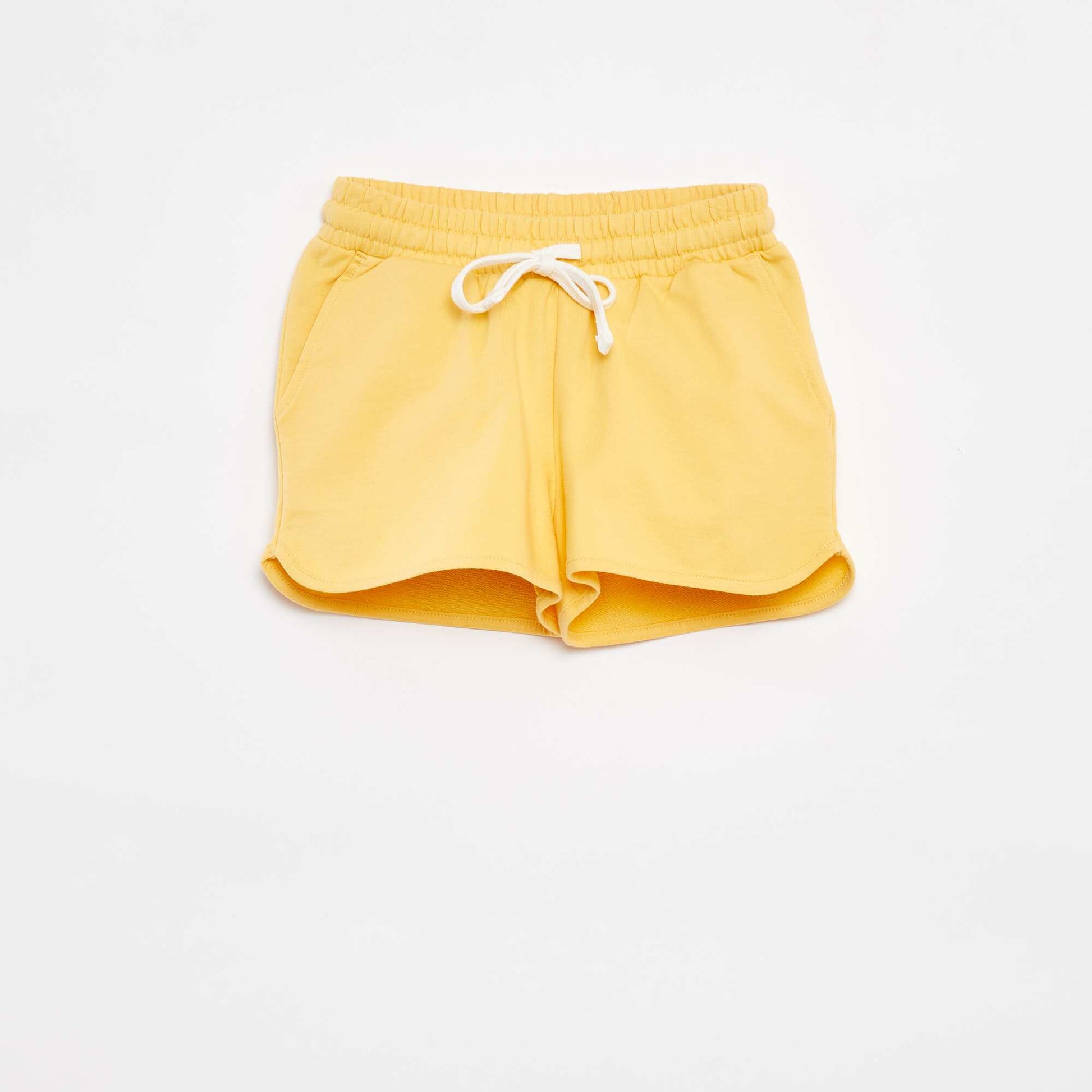 Short en molleton imprimé - Grafik Edition JAUNE
