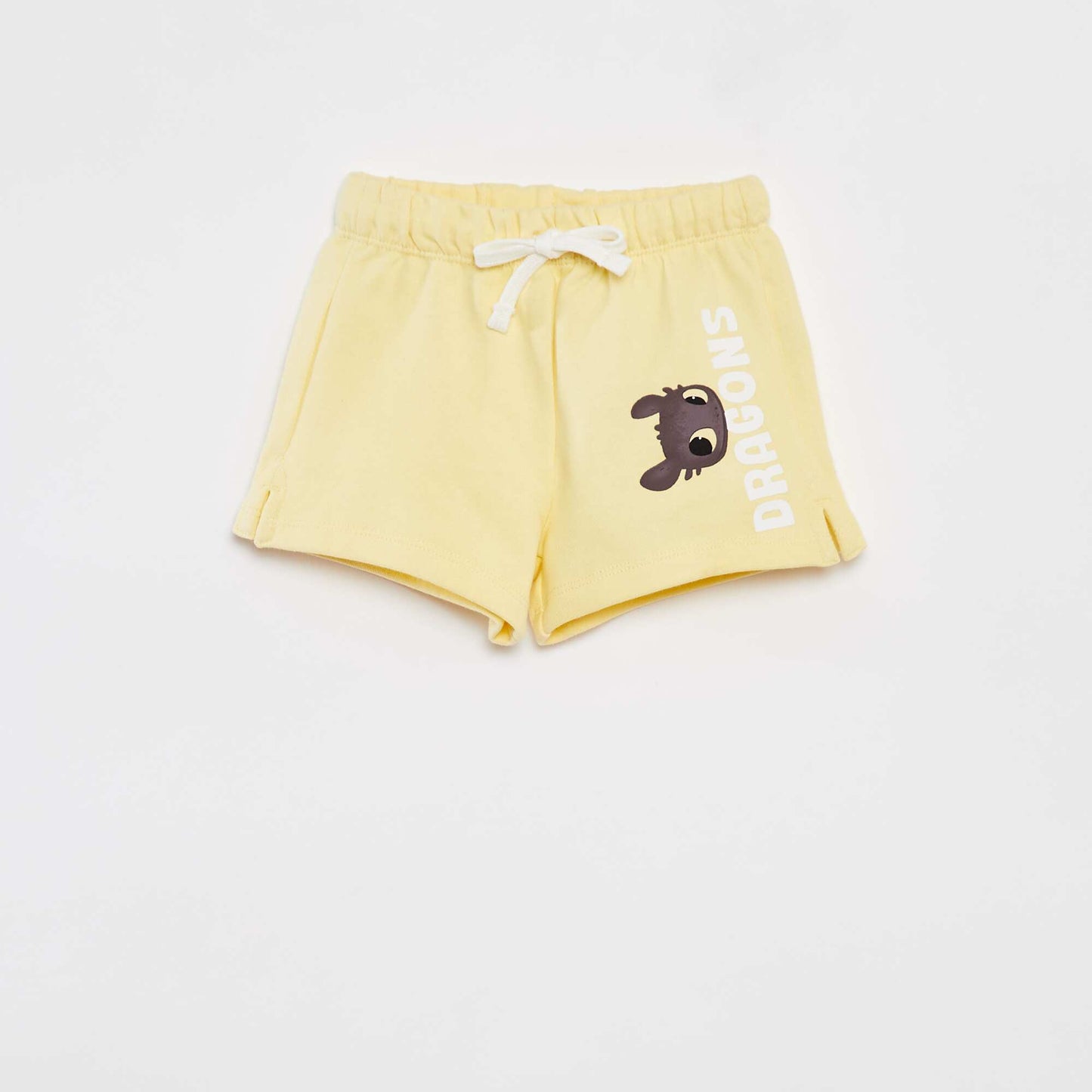 Ensemble t-shirt sans manches + short 'Dragons' 'Universal' JAUNE