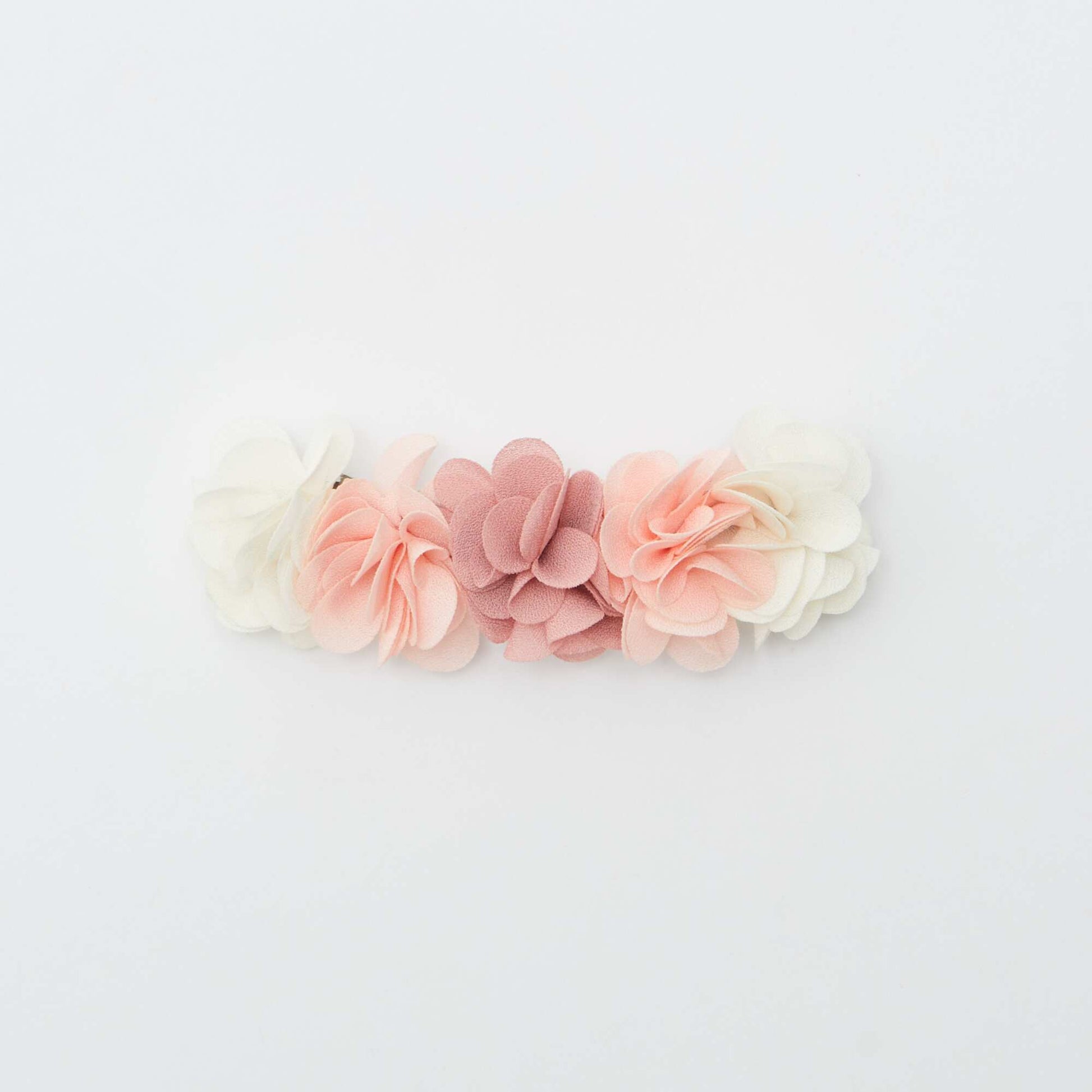Barrette à fleurs cérémonie ROSE