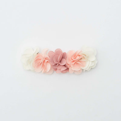 Barrette à fleurs cérémonie ROSE