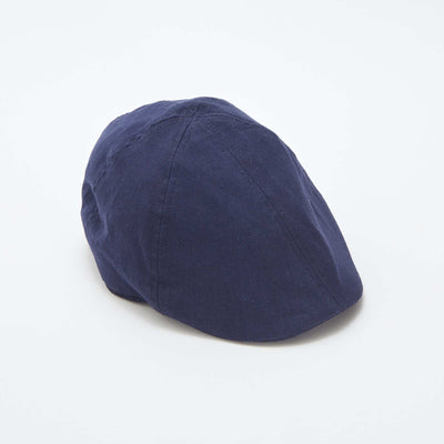 Casquette type gavroche effet lin KAKI