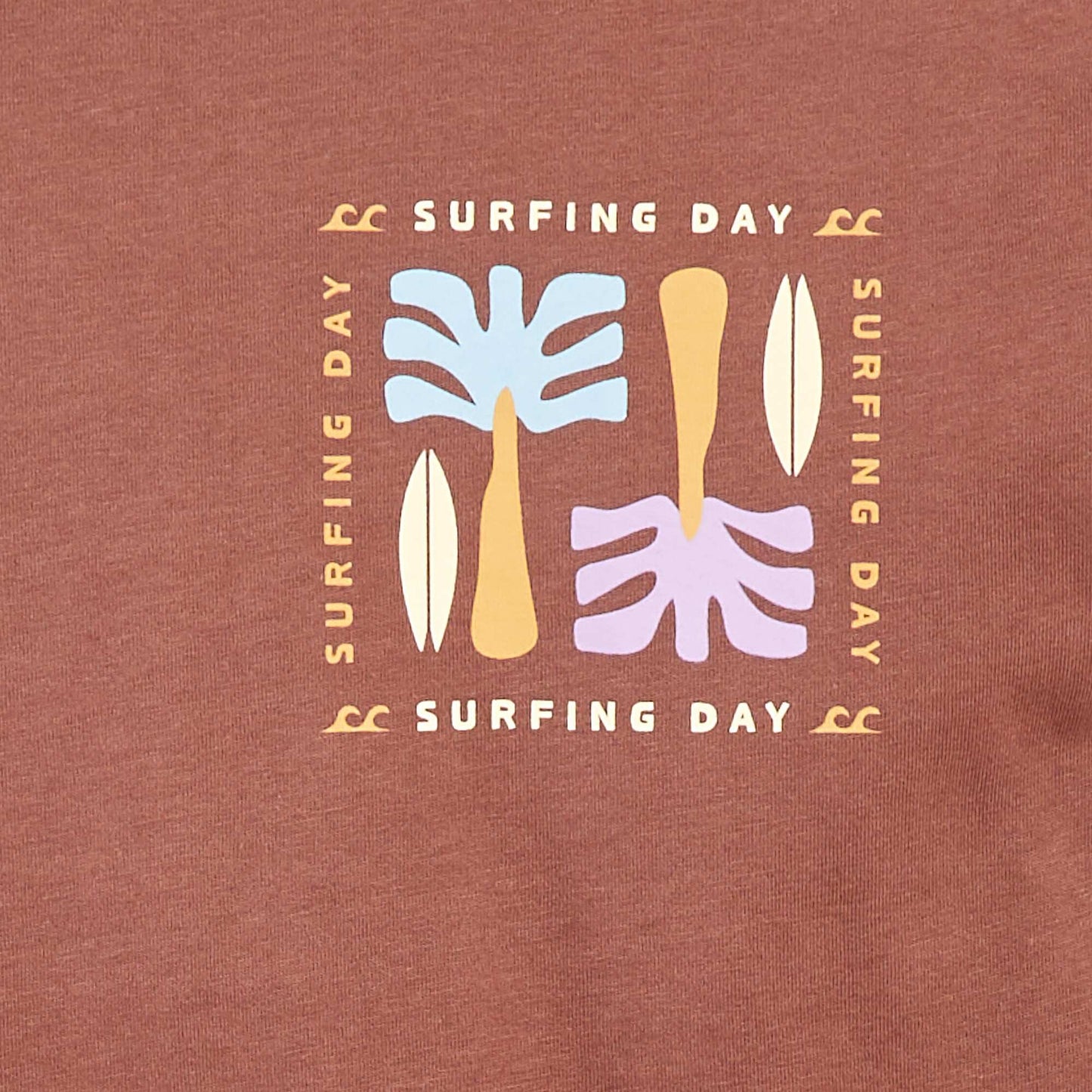 T-shirt à manches courtes - Grafik Edition MARRON
