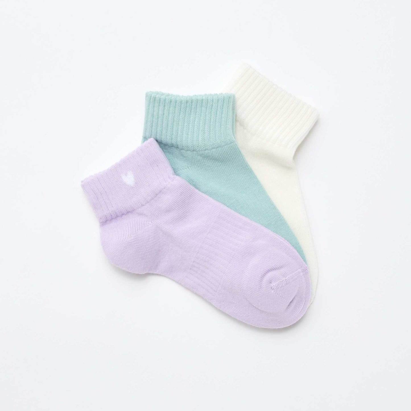 Lot de 3 paires de chaussettes de sport VIOLET