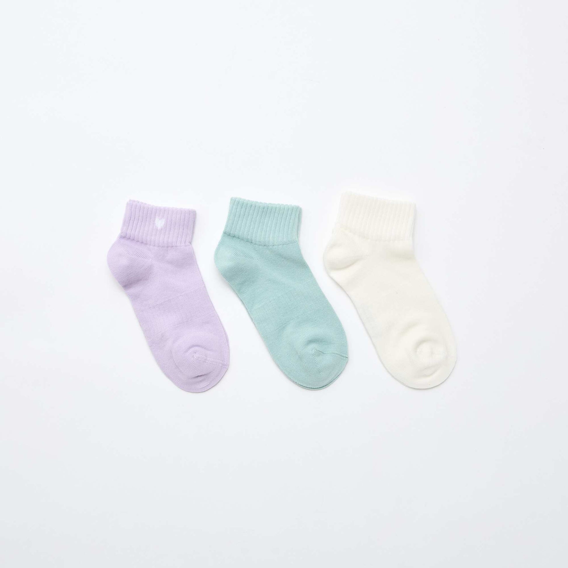 Lot de 3 paires de chaussettes de sport VIOLET