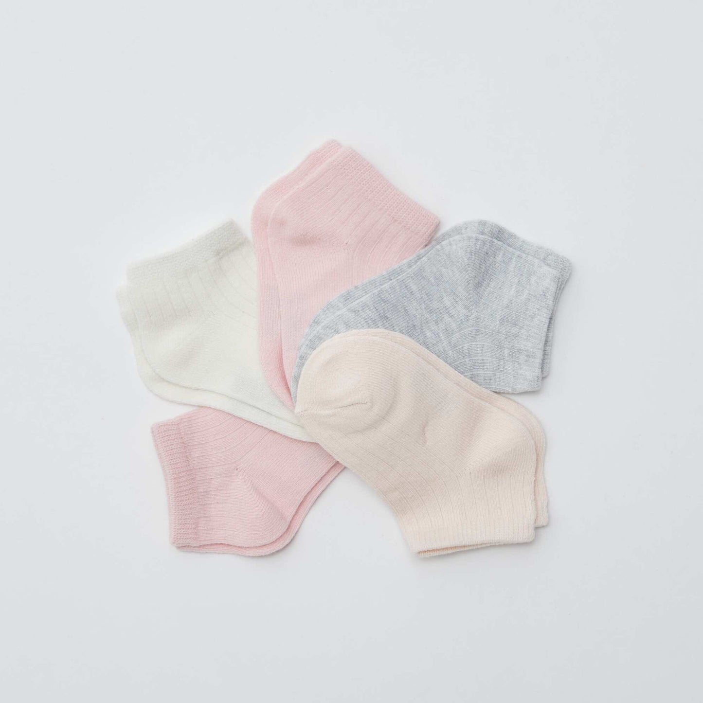 Lot de 5 paires de chaussettes invisibles ROSE