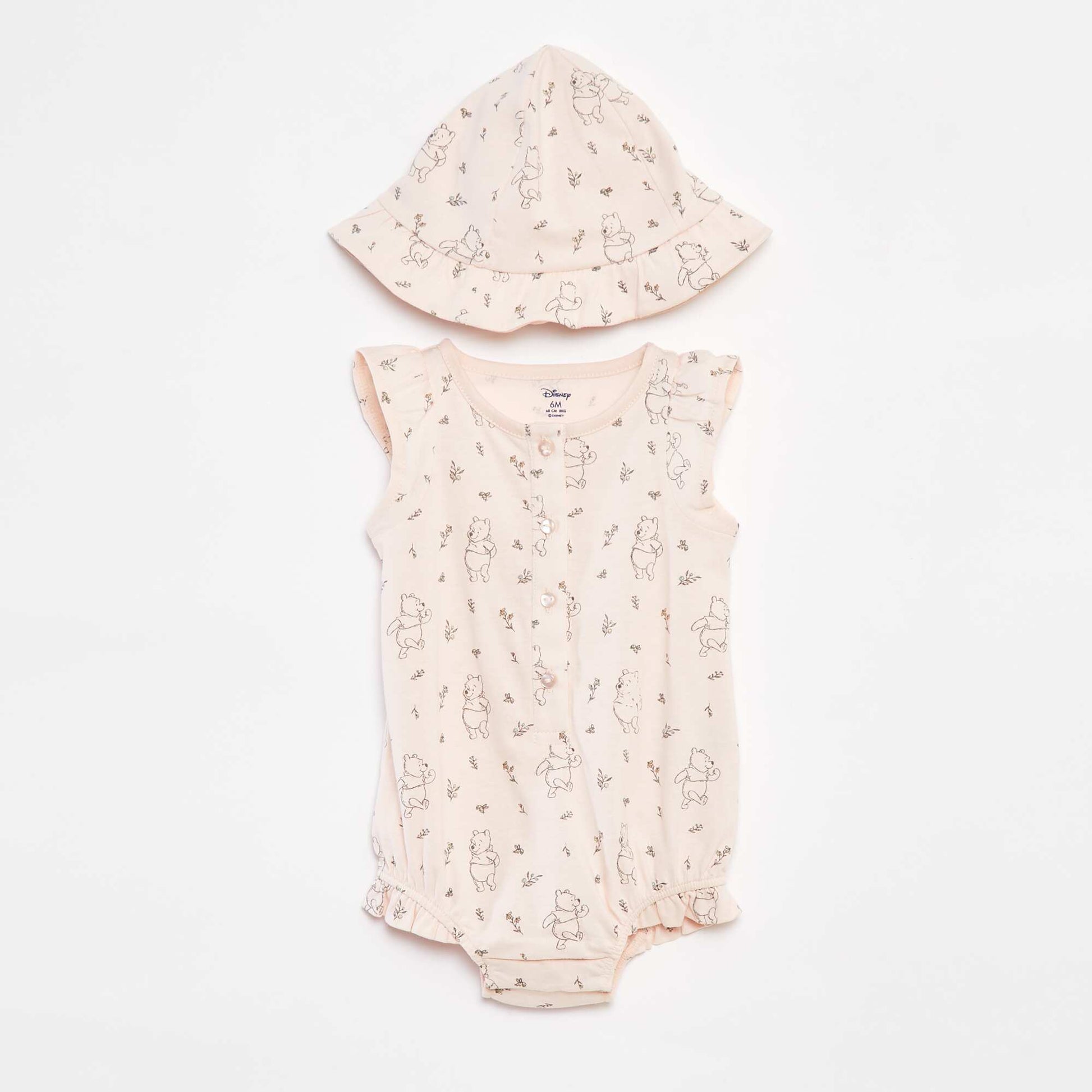 Ensemble body + chapeau 'Disney' - 2 pièces ROSE