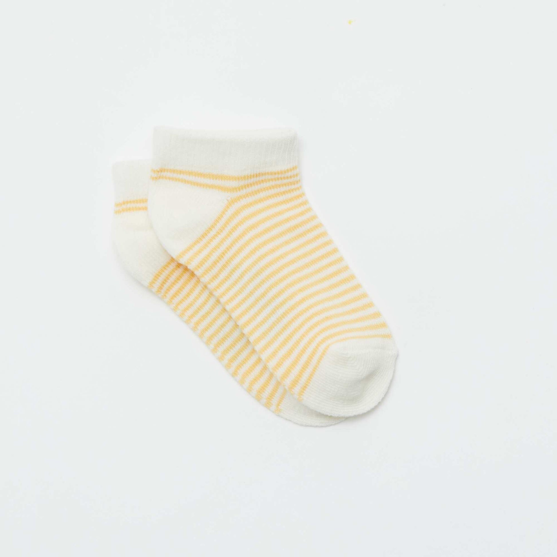 Lot de 5 paires de chaussettes invisibles BLANC SAFARI