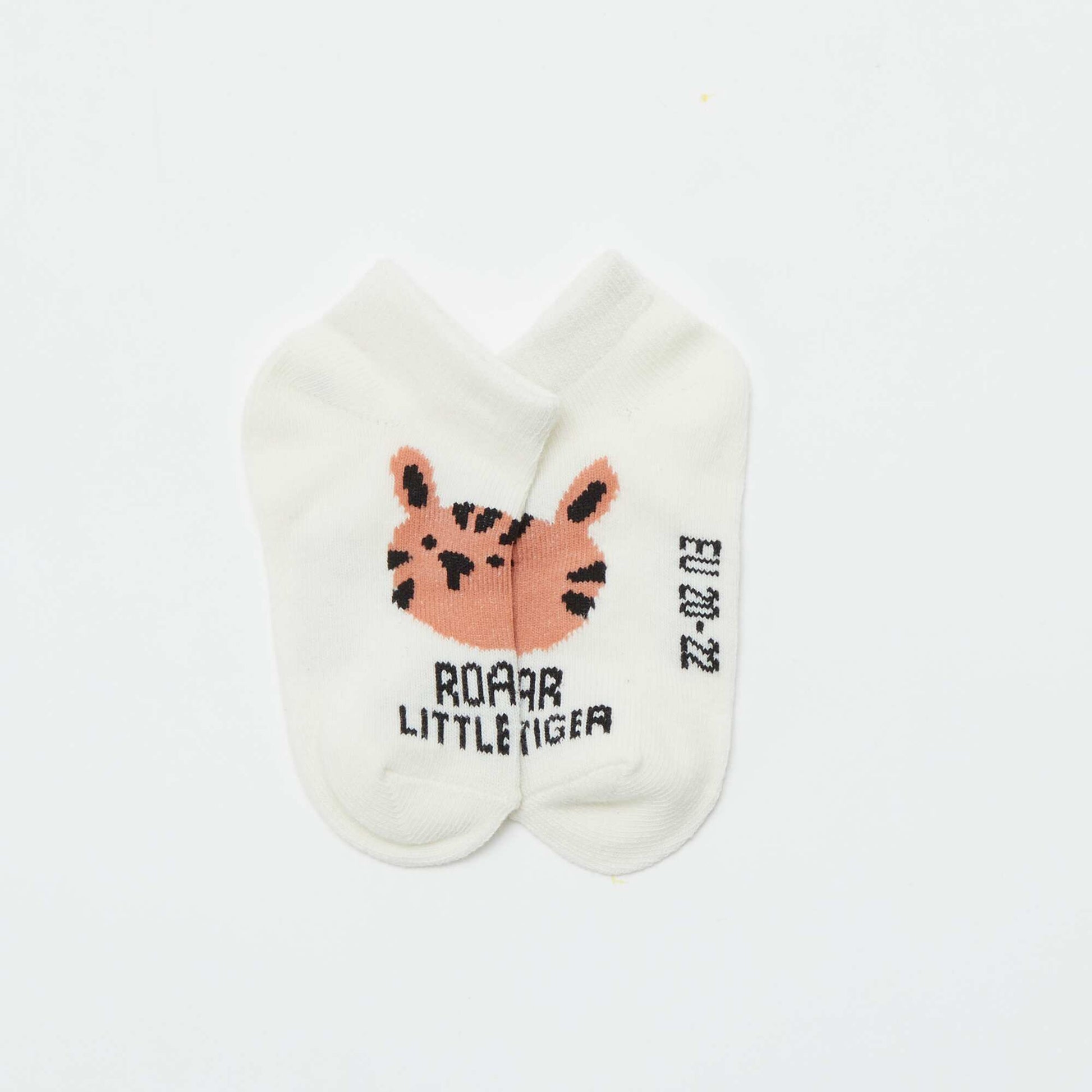 Lot de 5 paires de chaussettes invisibles BLANC SAFARI
