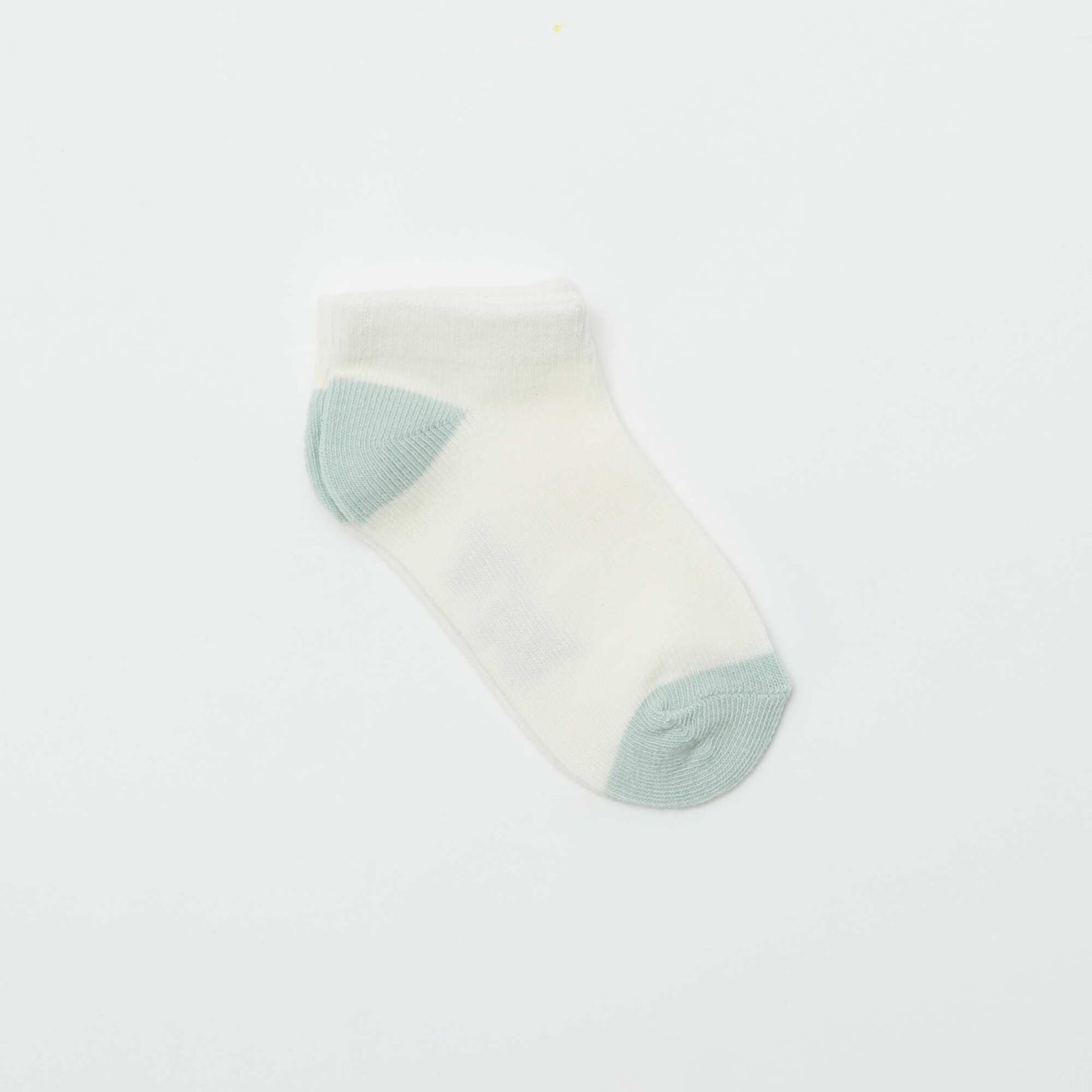 Lot de 5 paires de chaussettes invisibles JAUNE SOLEIL