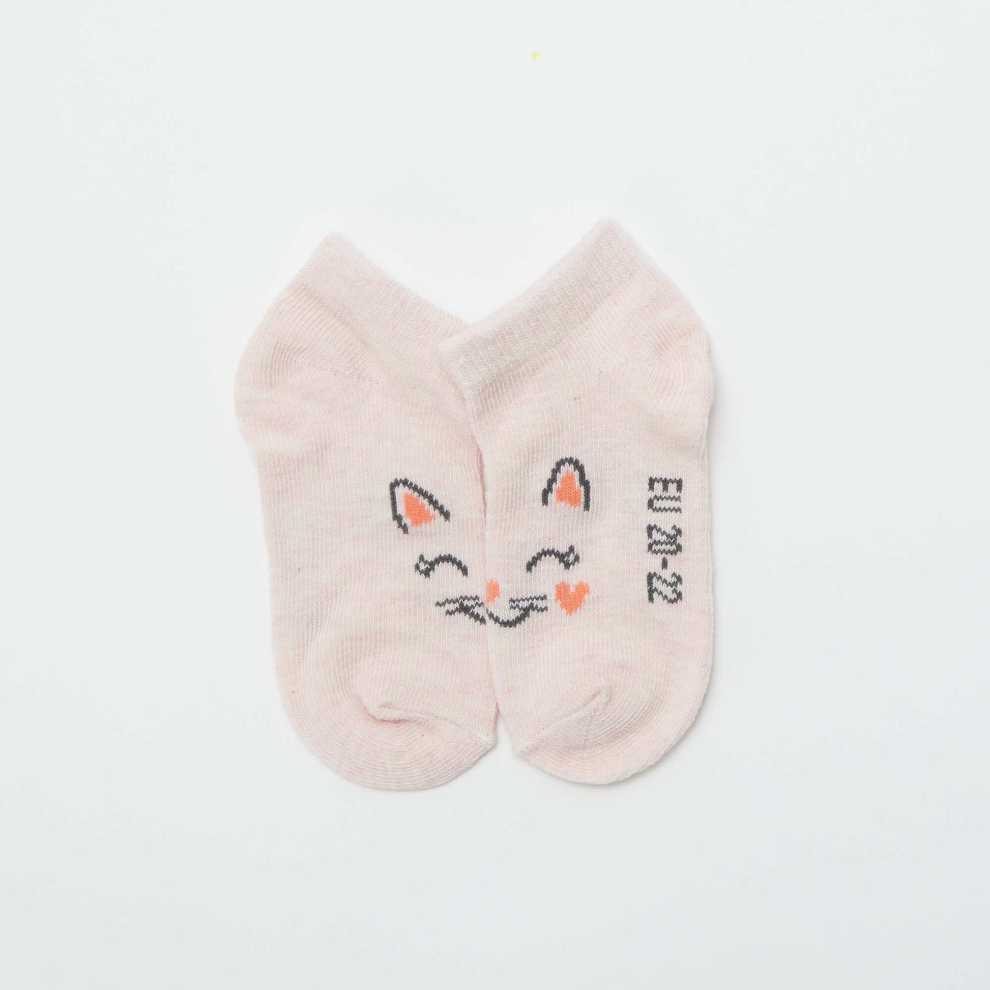 Lot de 5 paires de chaussettes invisibles MULTICOLORE