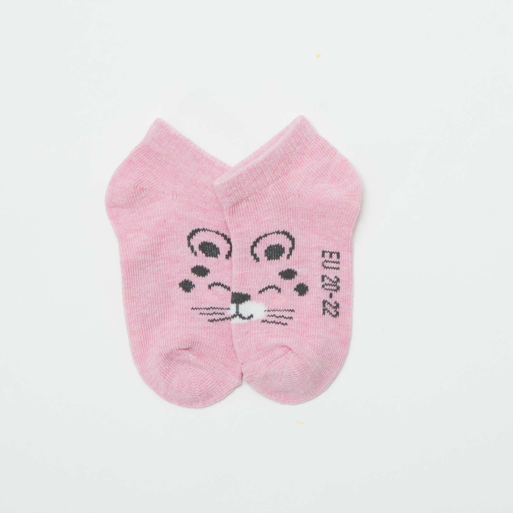 Lot de 5 paires de chaussettes invisibles MULTICOLORE