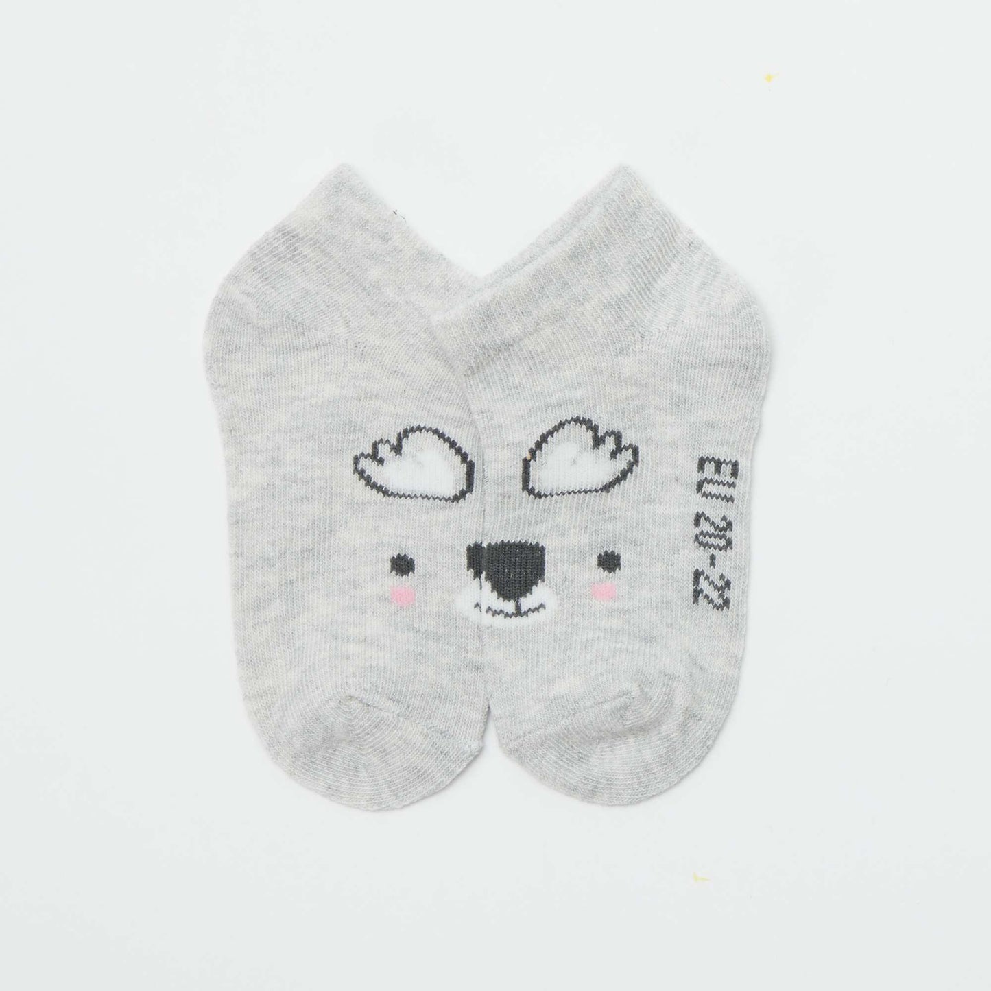 Lot de 5 paires de chaussettes invisibles MULTICOLORE