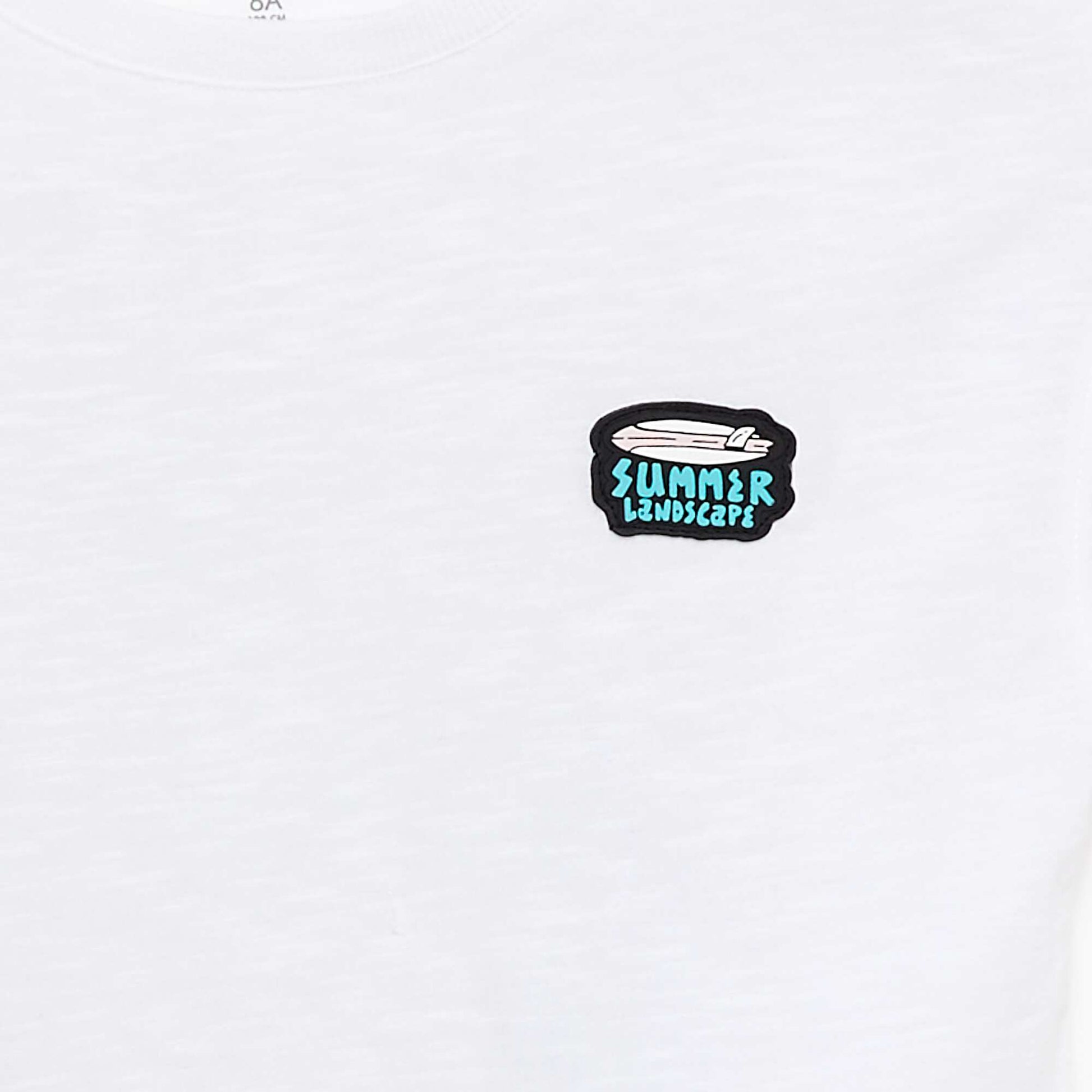 T-shirt à manches courtes avec imprimé BLANC