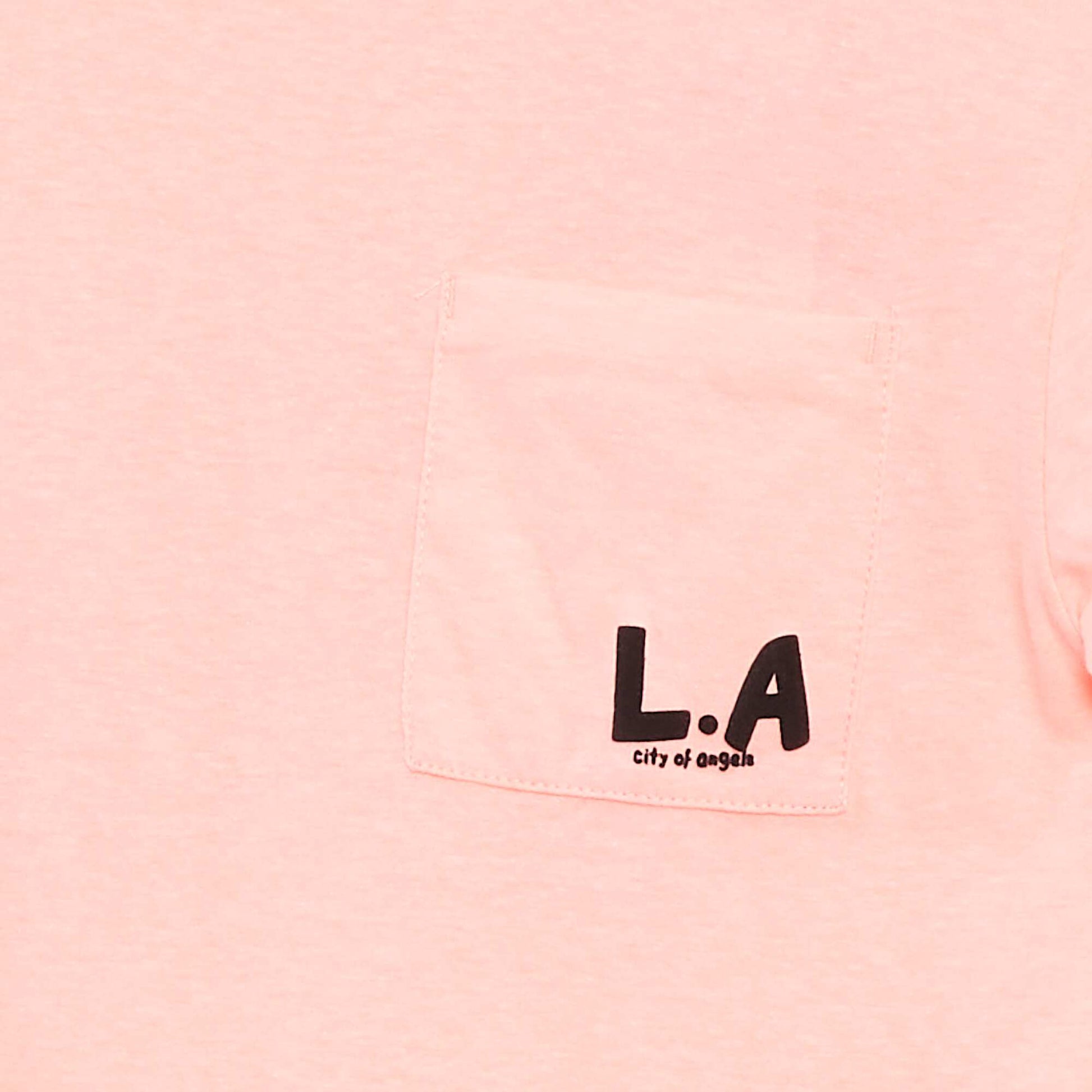 T-shirt loose avec poche poitrine ORANGE