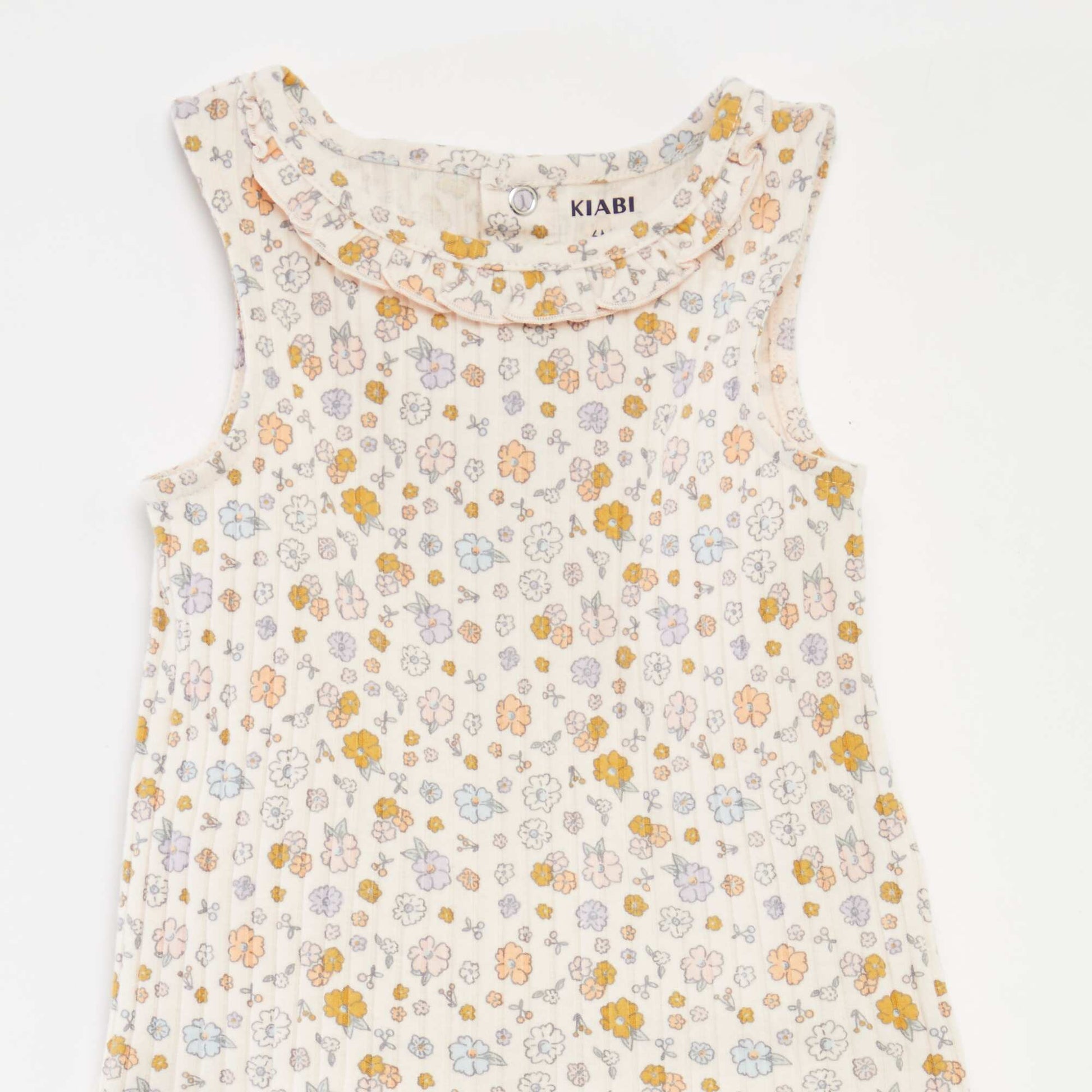 Ensemble débardeur + short en maille côtelée - 2 pièces ROSE