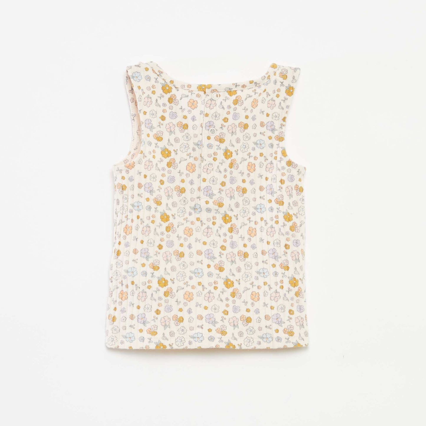 Ensemble débardeur + short en maille côtelée - 2 pièces ROSE