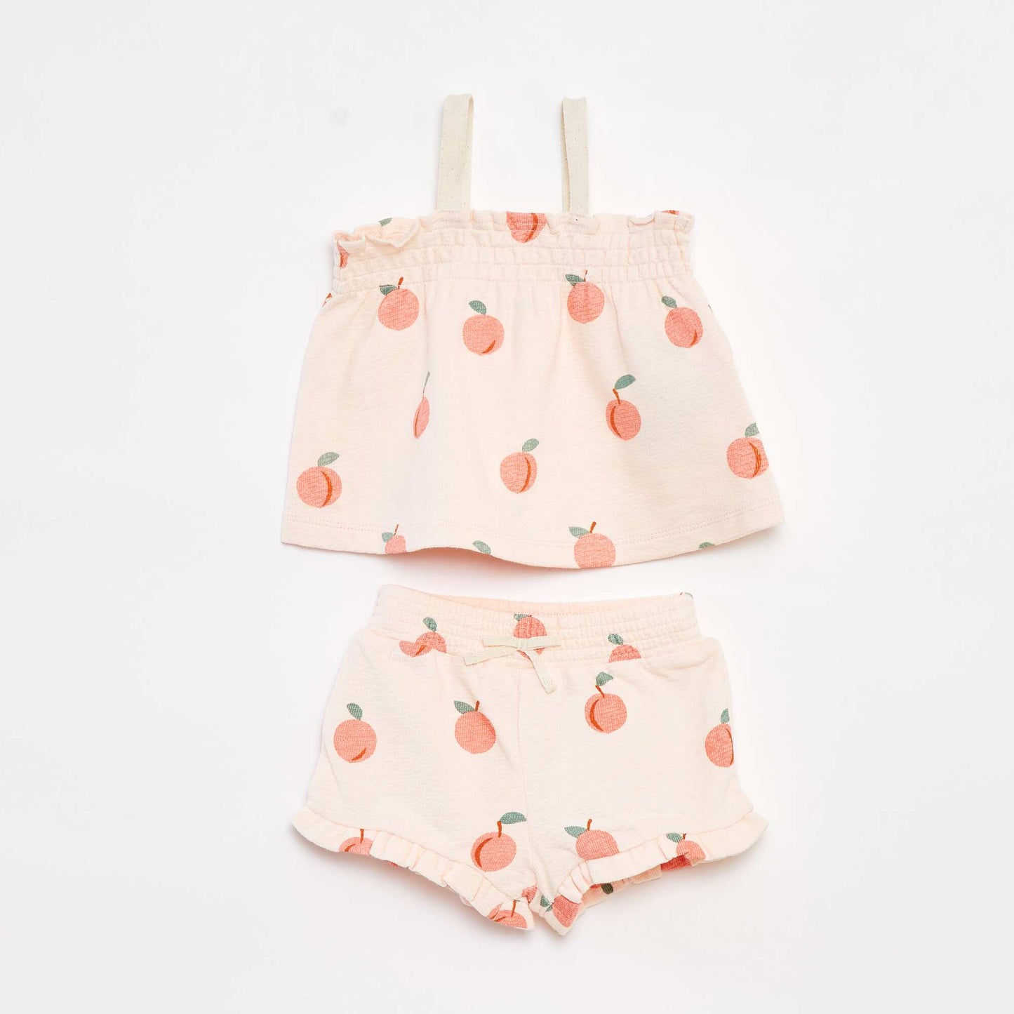 Ensemble top à bretelles + short rayés - 2 pièces ROSE
