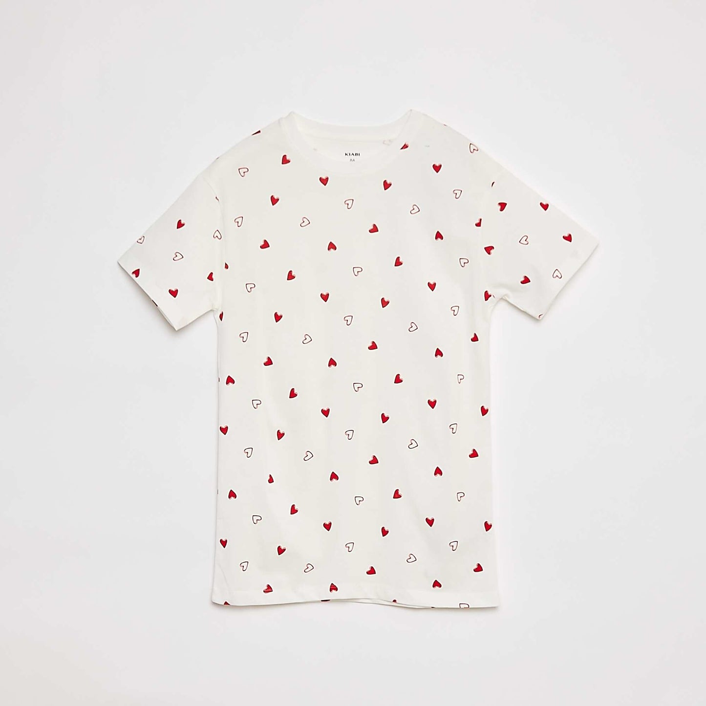 Chemise de nuit imprimée BLANC