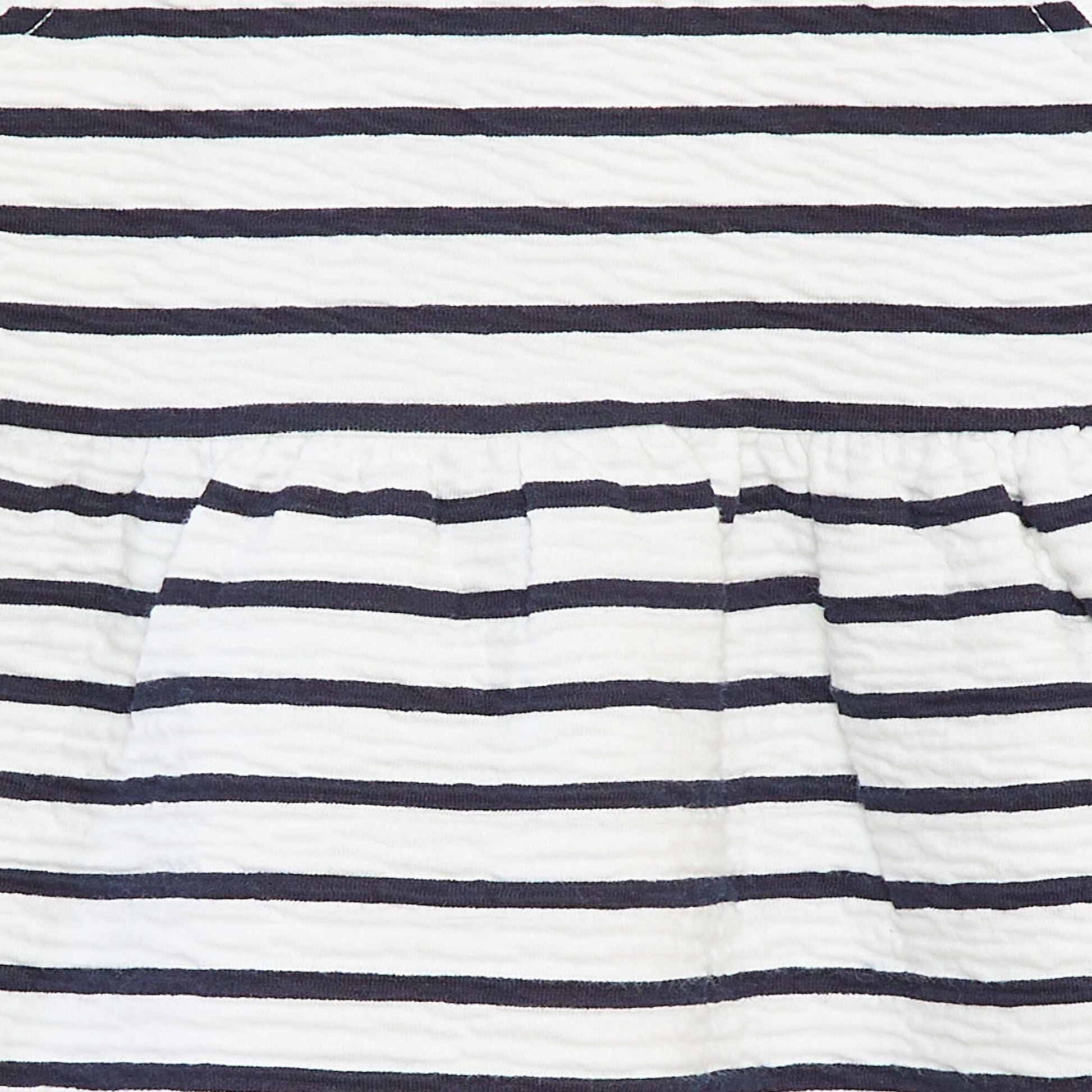 Robe sans manches en maille froissée avec motif BLANC