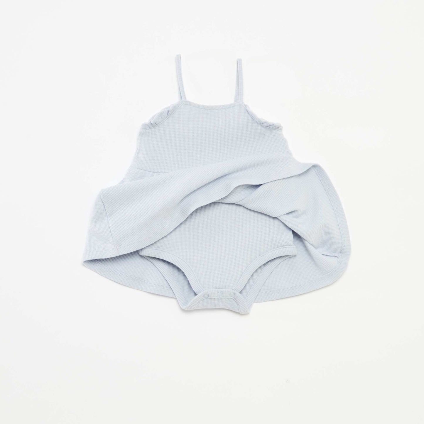 Robe à bretelles avec body intégré BLEU GRIS