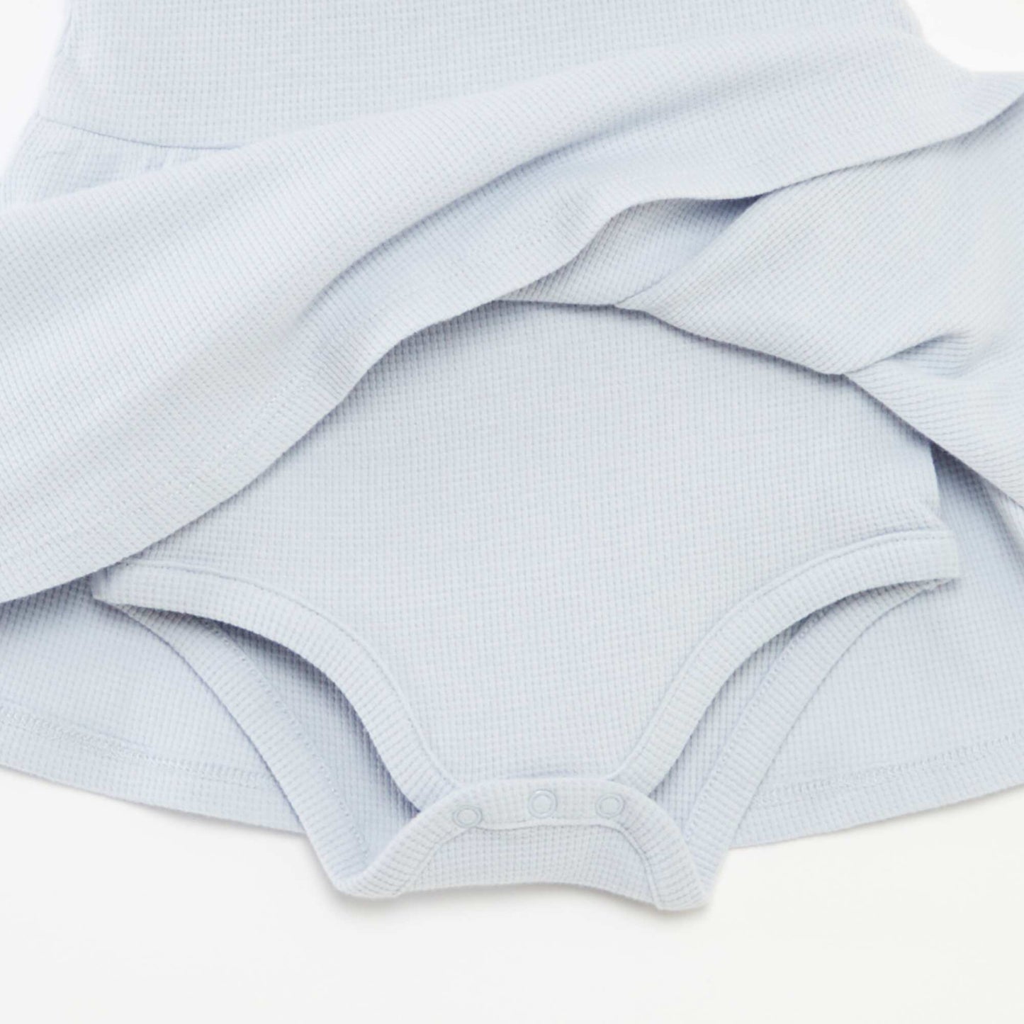 Robe à bretelles avec body intégré BLEU GRIS