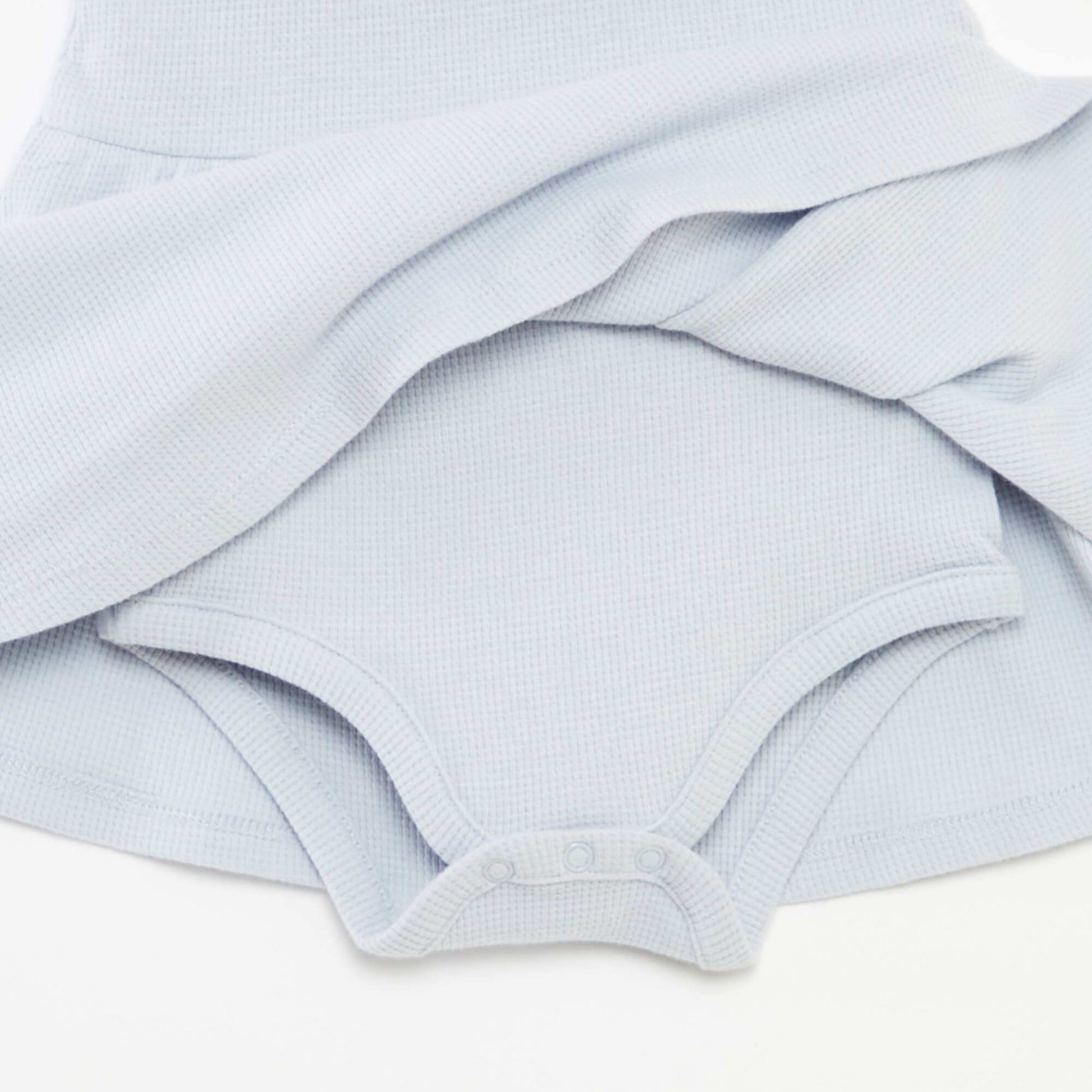 Robe à bretelles avec body intégré BLEU GRIS