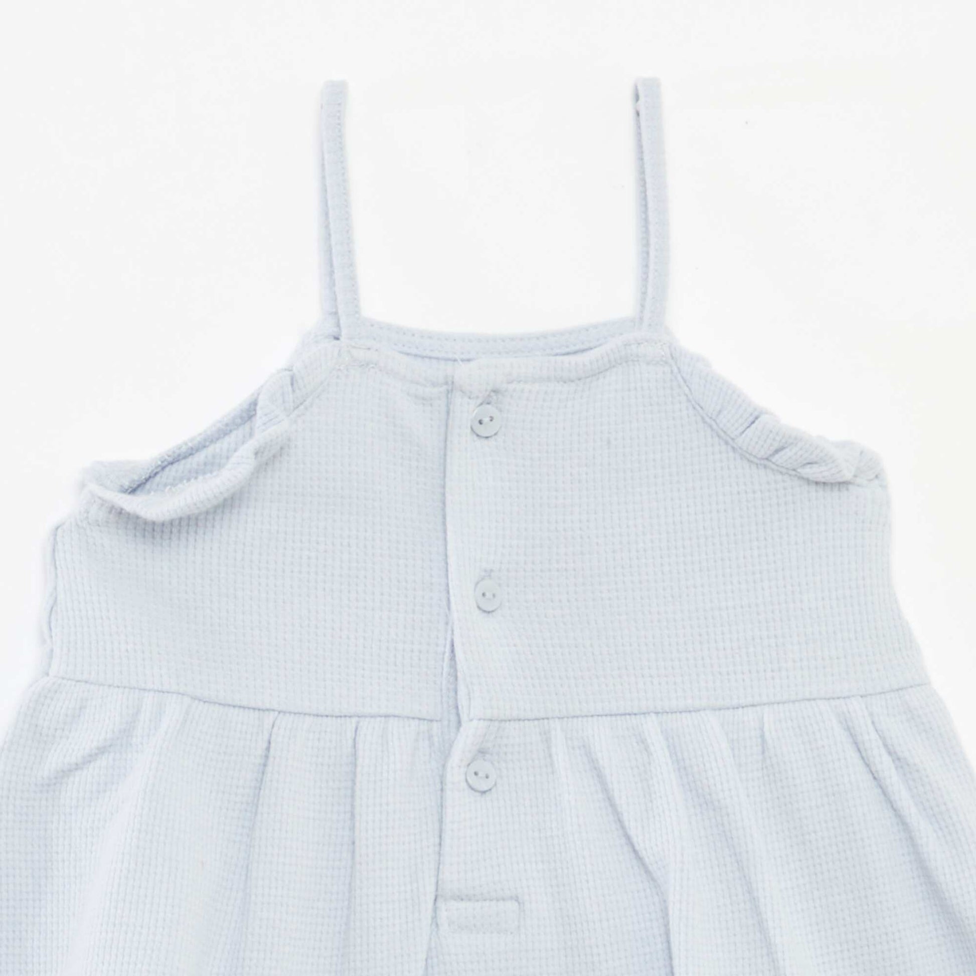 Robe à bretelles avec body intégré BLEU GRIS