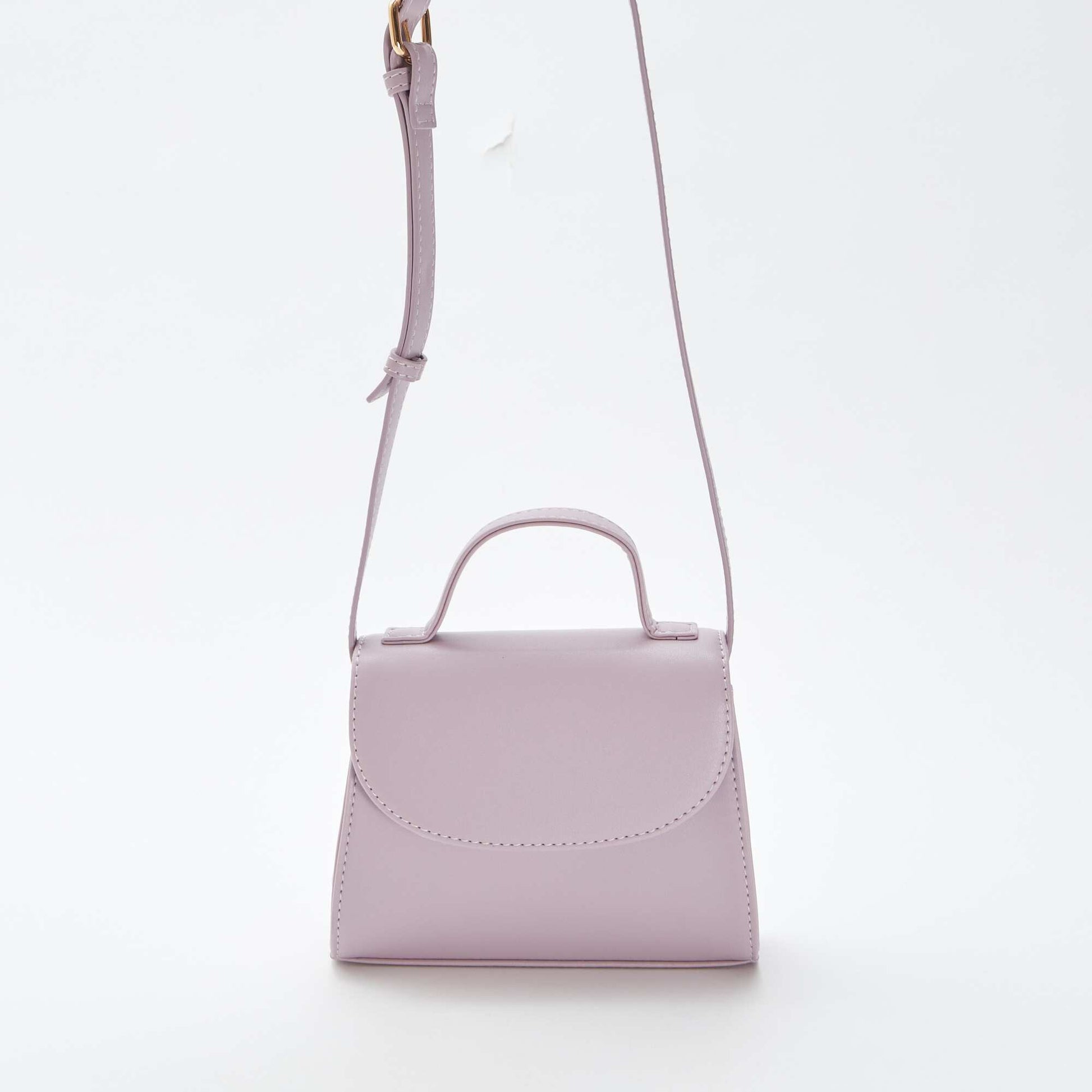 Sac à bandoulière effet satiné VIOLET