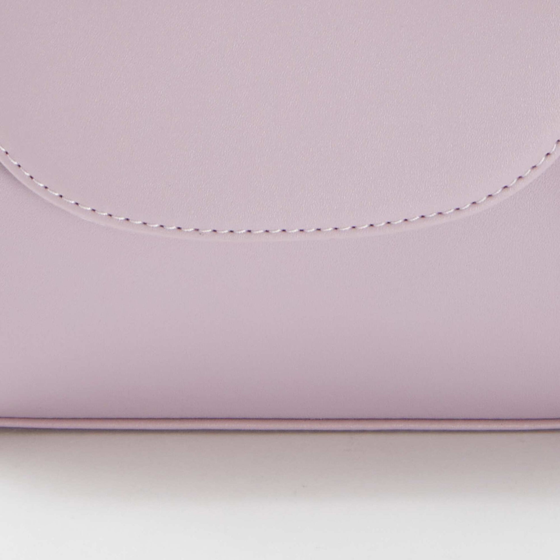 Sac à bandoulière effet satiné VIOLET