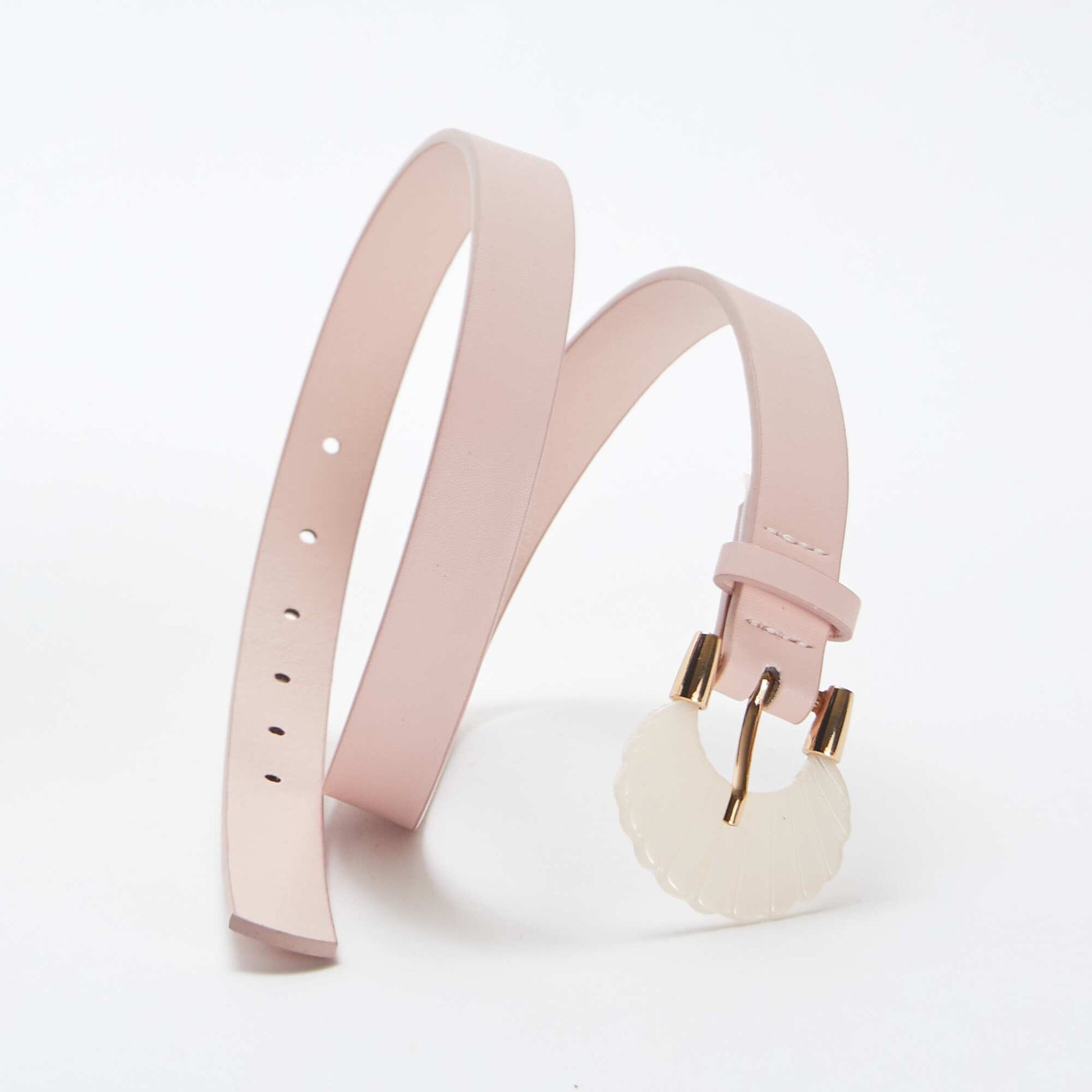 Ceinture avec boucle fantaisiste ROSE