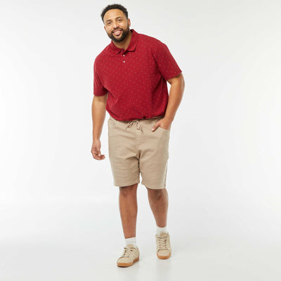 Bermuda en denim coloré BEIGE