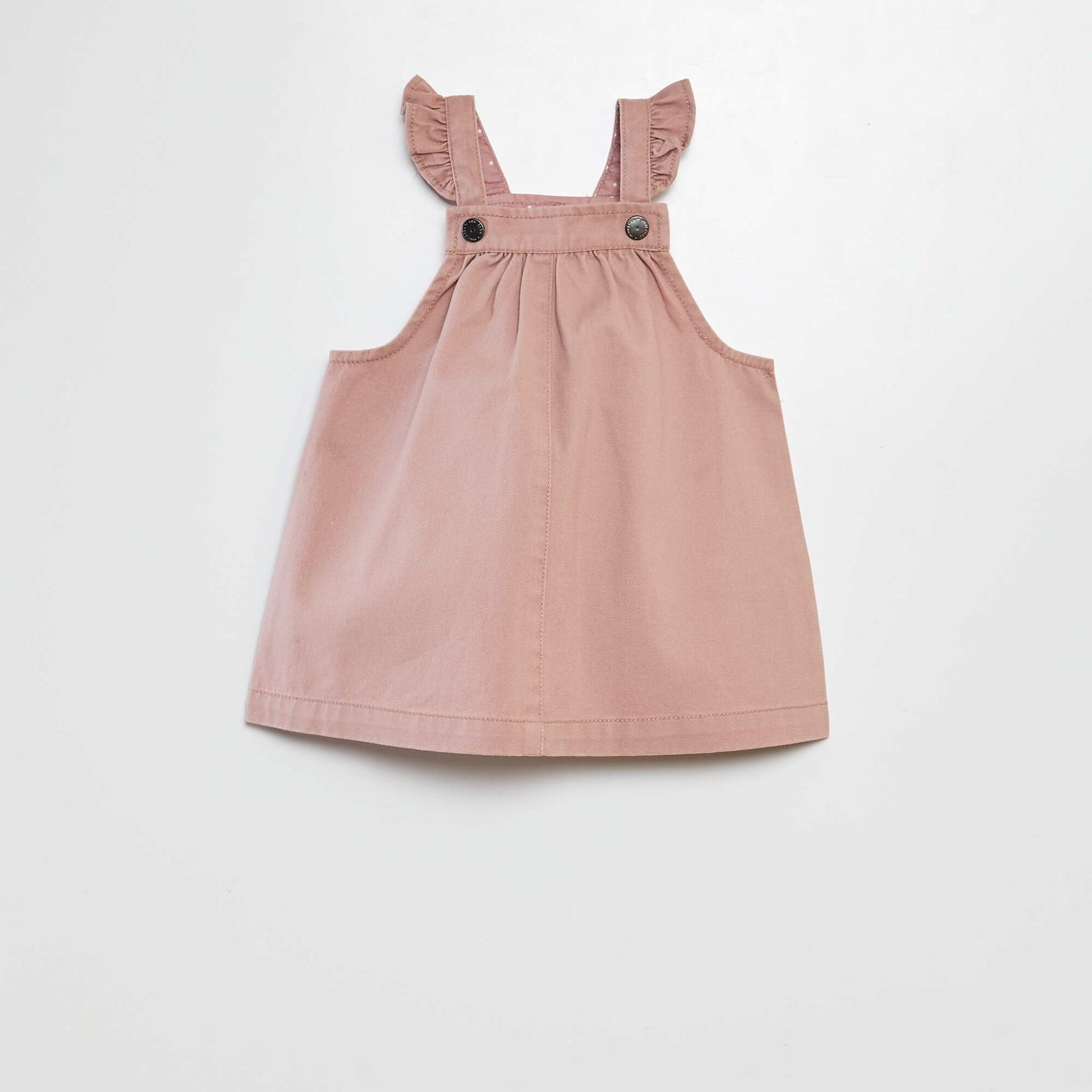 Robe salopette en twill ROSE