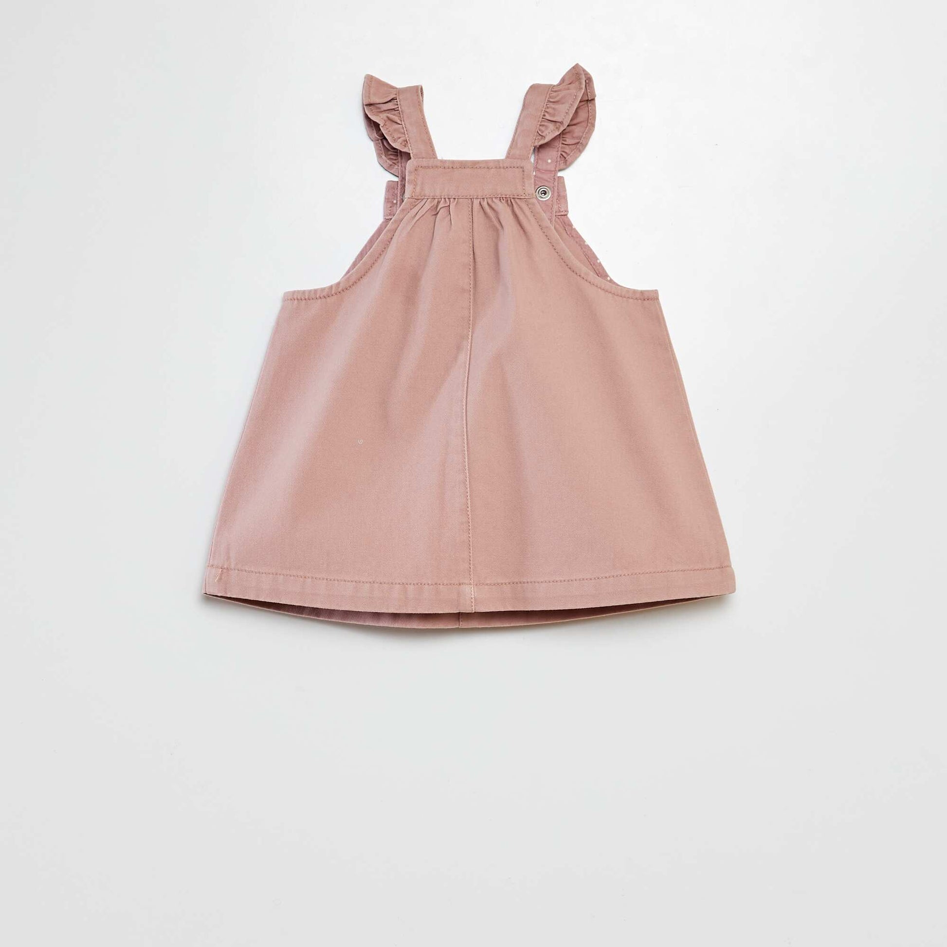 Robe salopette en twill ROSE