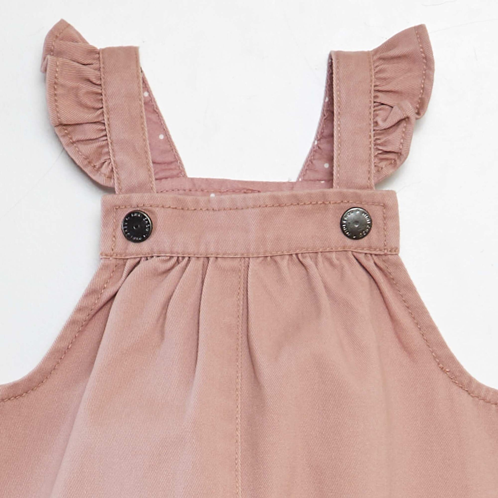 Robe salopette en twill ROSE