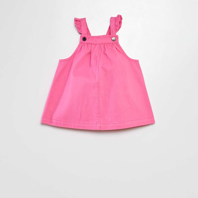 Robe salopette en twill ROSE