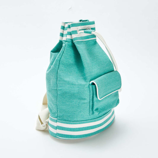 Sac à dos bicolore esprit baluchon VERT