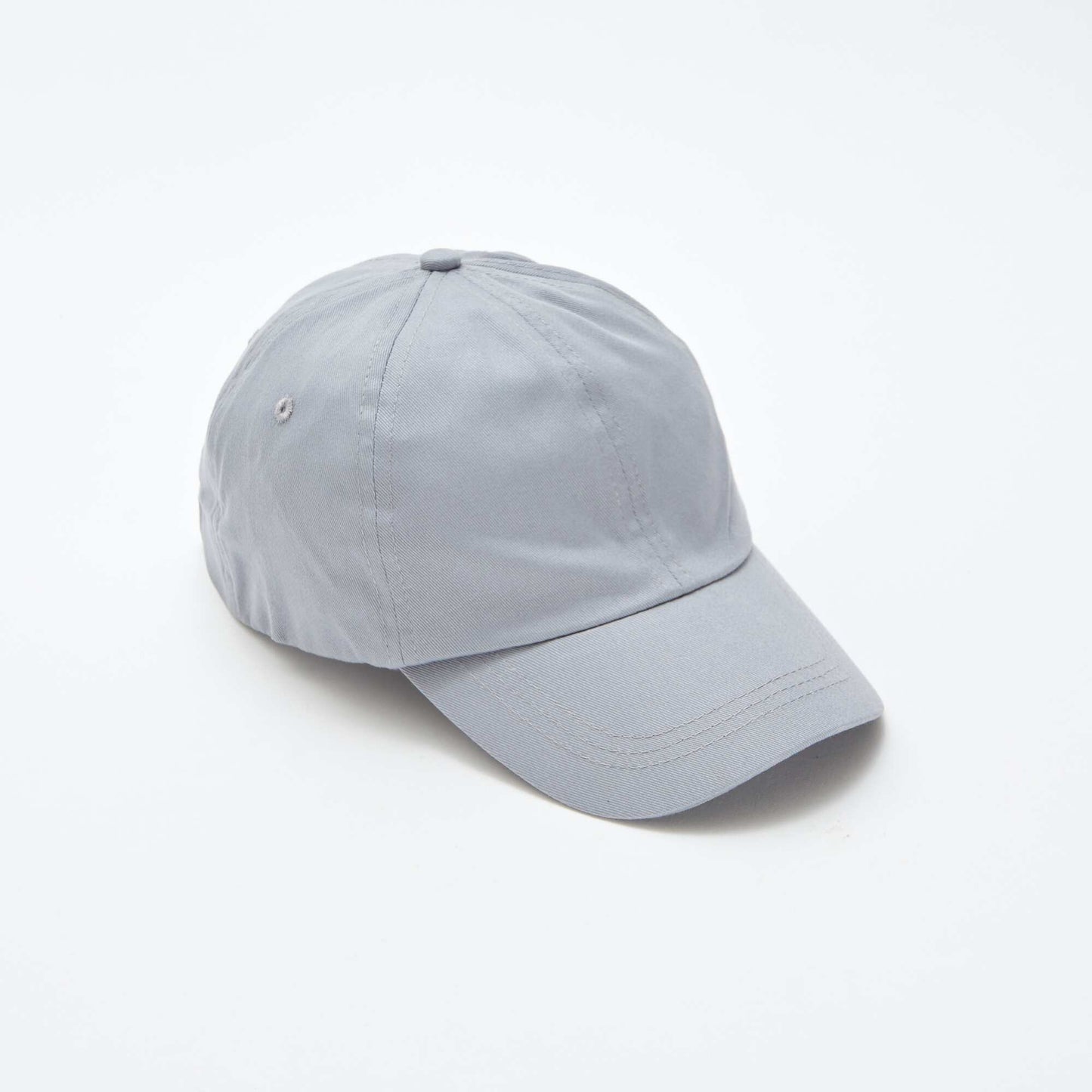 Casquette uni en coton GRIS