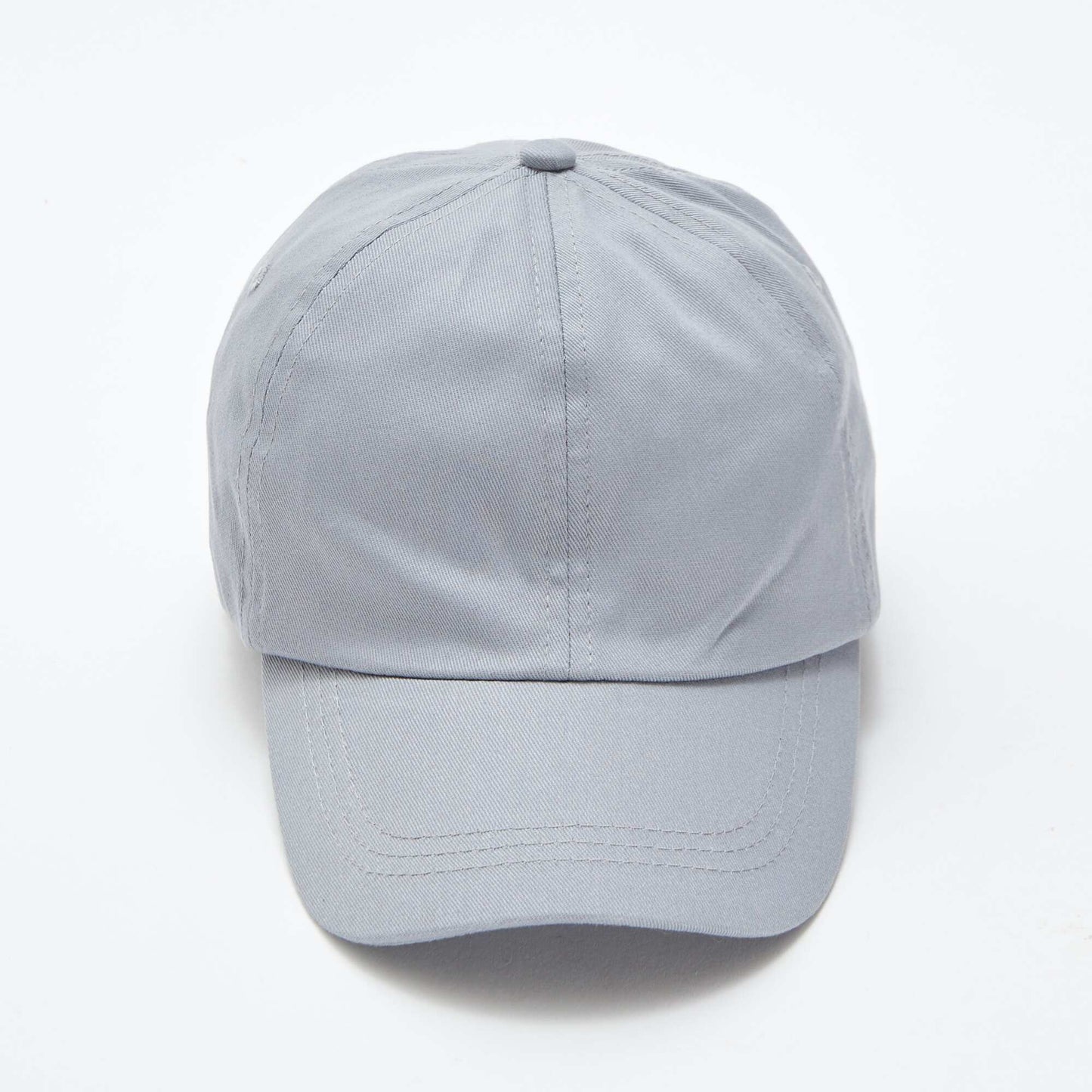 Casquette uni en coton GRIS
