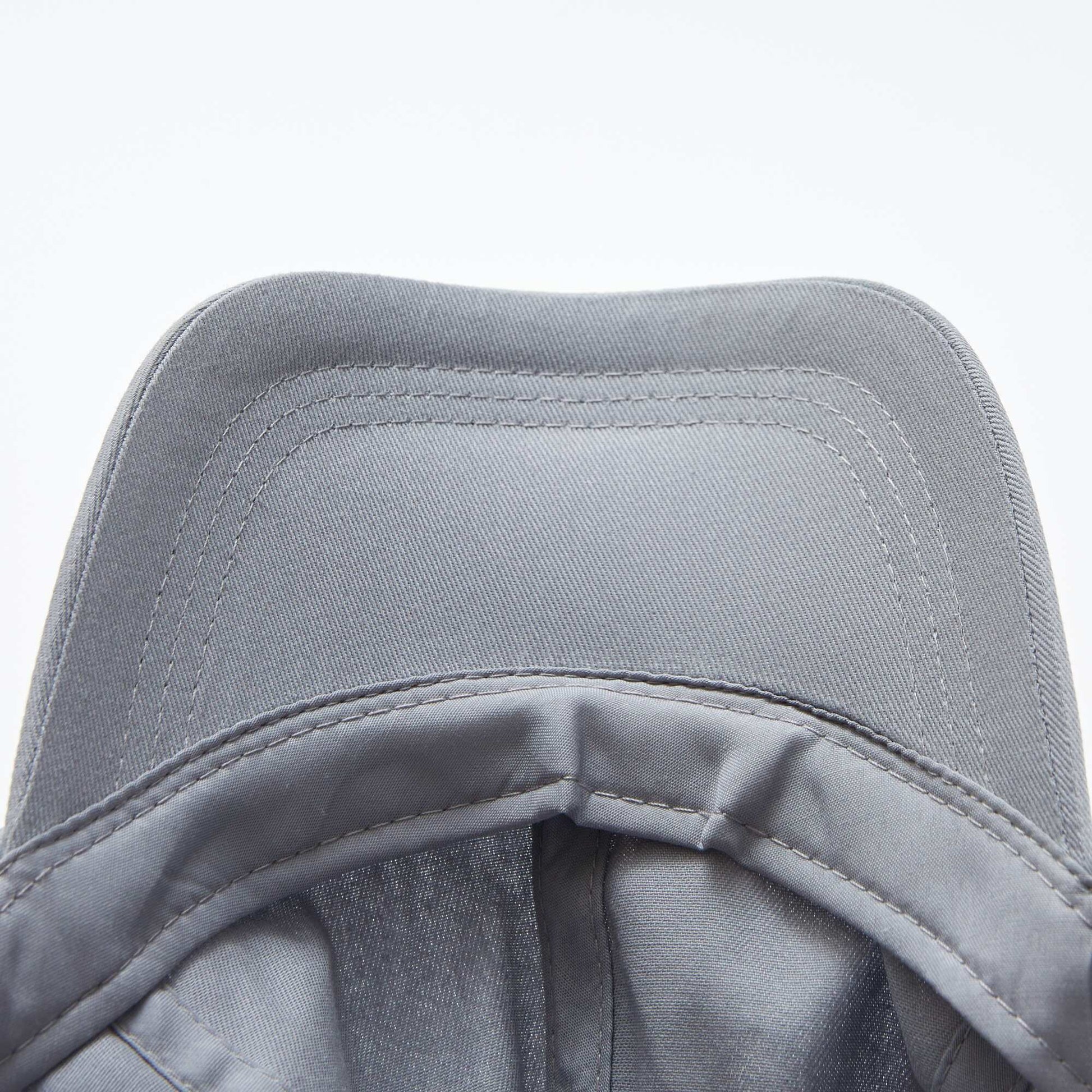 Casquette uni en coton GRIS