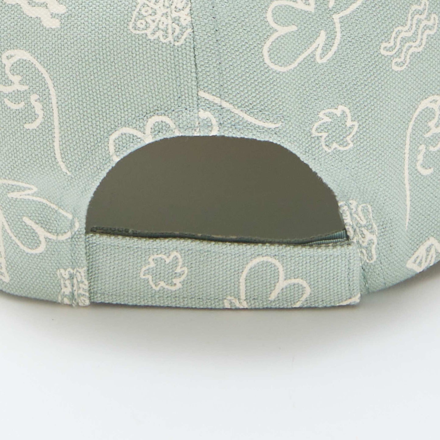 Casquette en toile à motif BLEU