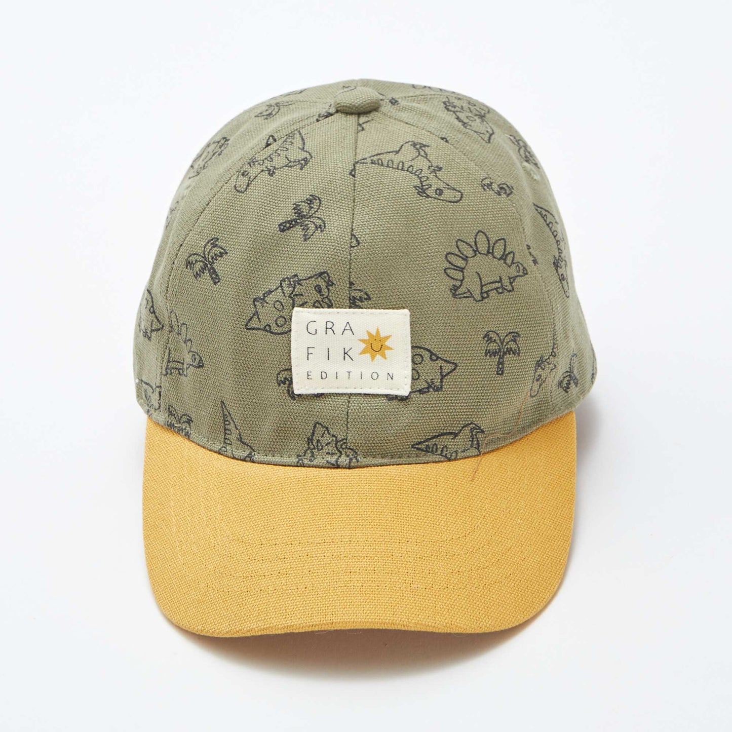 Casquette en toile à motif VERT