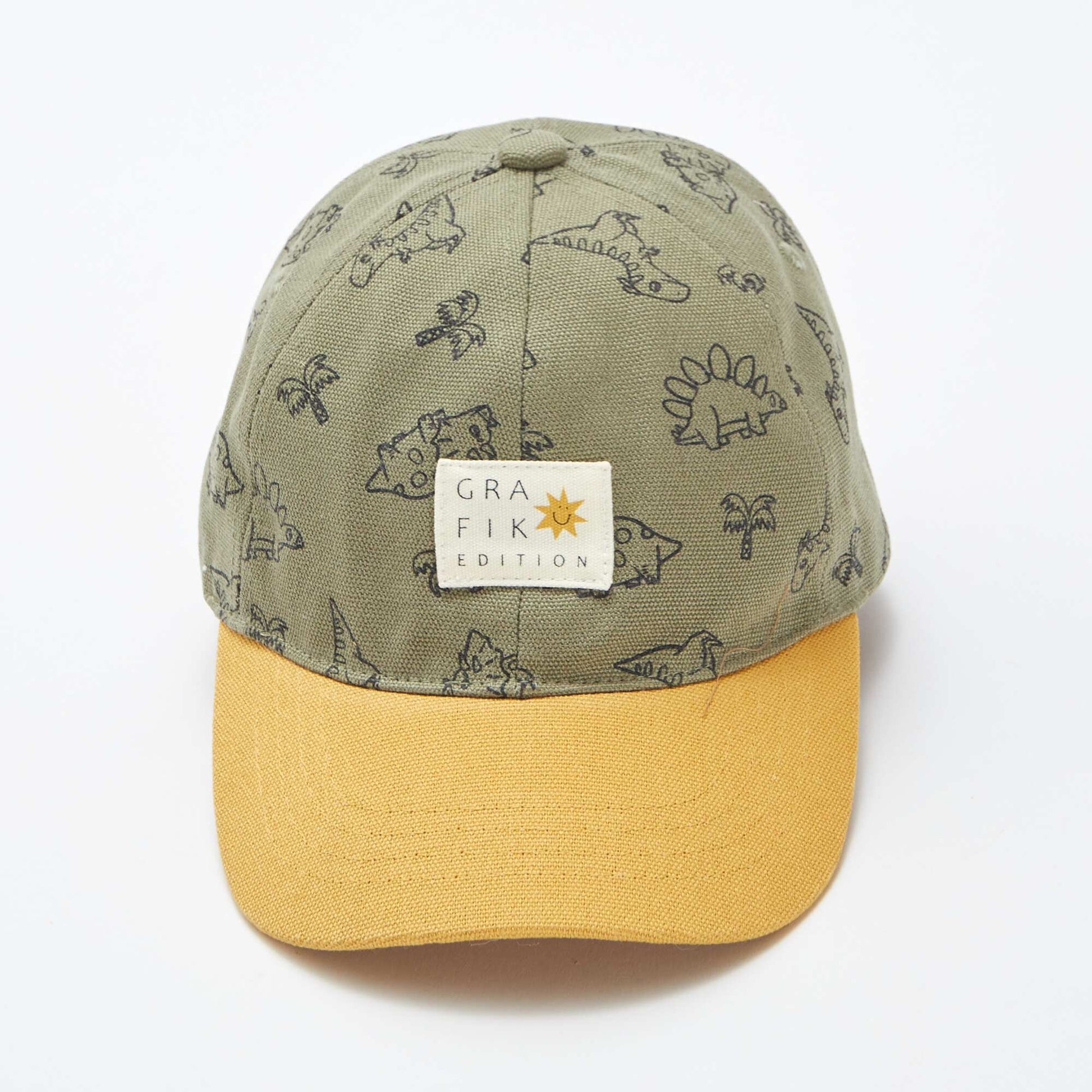 Casquette en toile à motif VERT