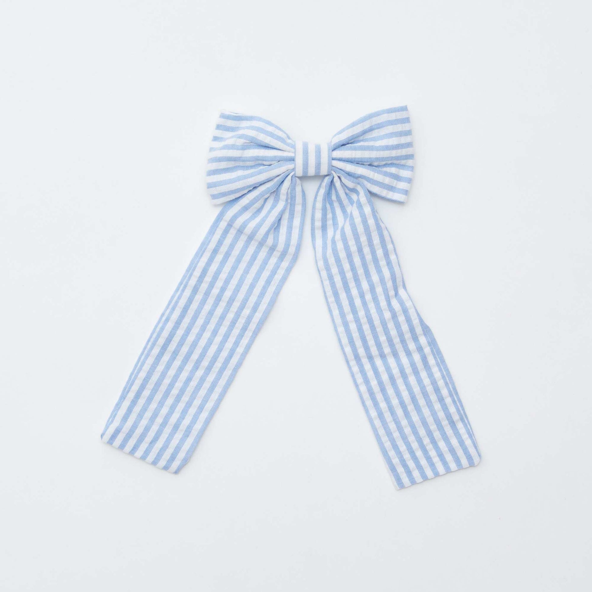 Pince à cheveux avec nœud BLEU