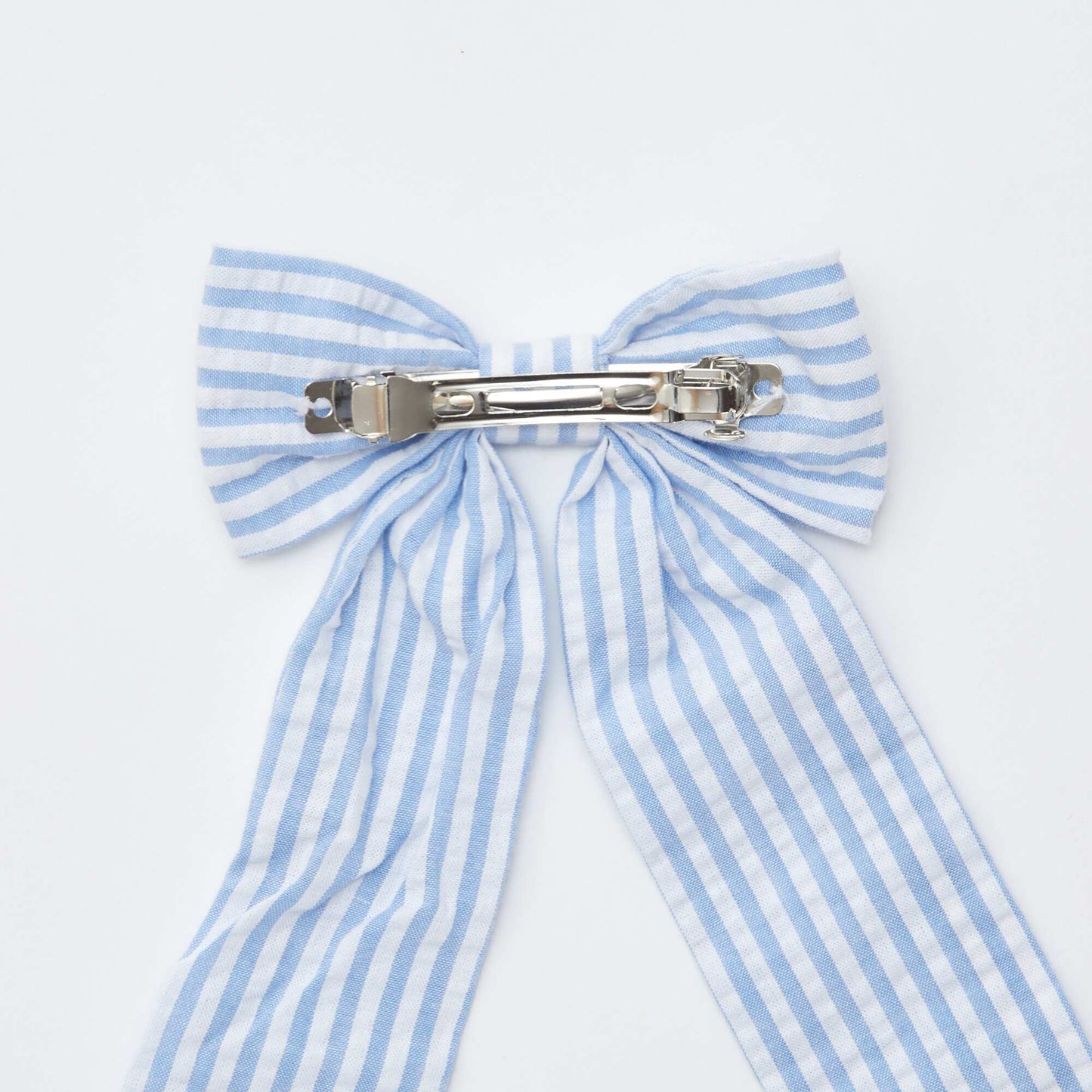 Pince à cheveux avec nœud BLEU