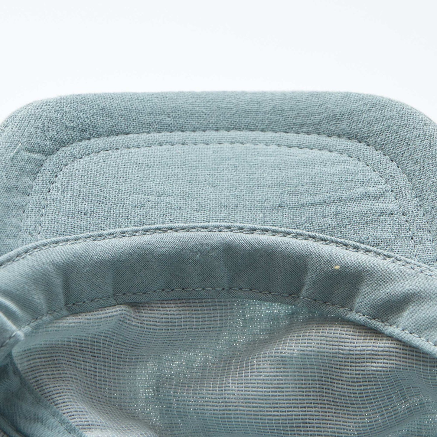 Casquette en gaze de coton avec oreilles fantaisies BLEU