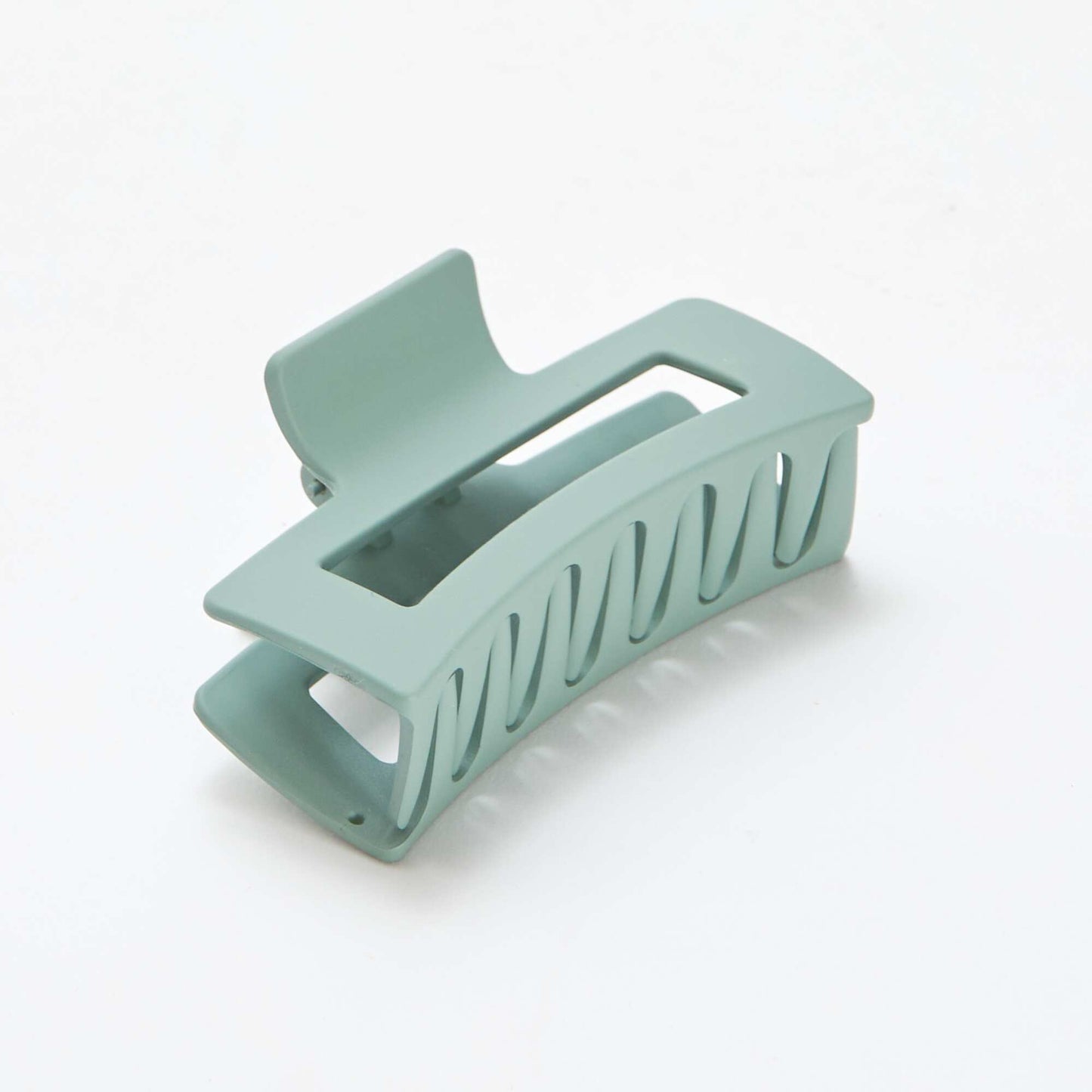 Lot de 2 pinces crabe forme rectangle VERT