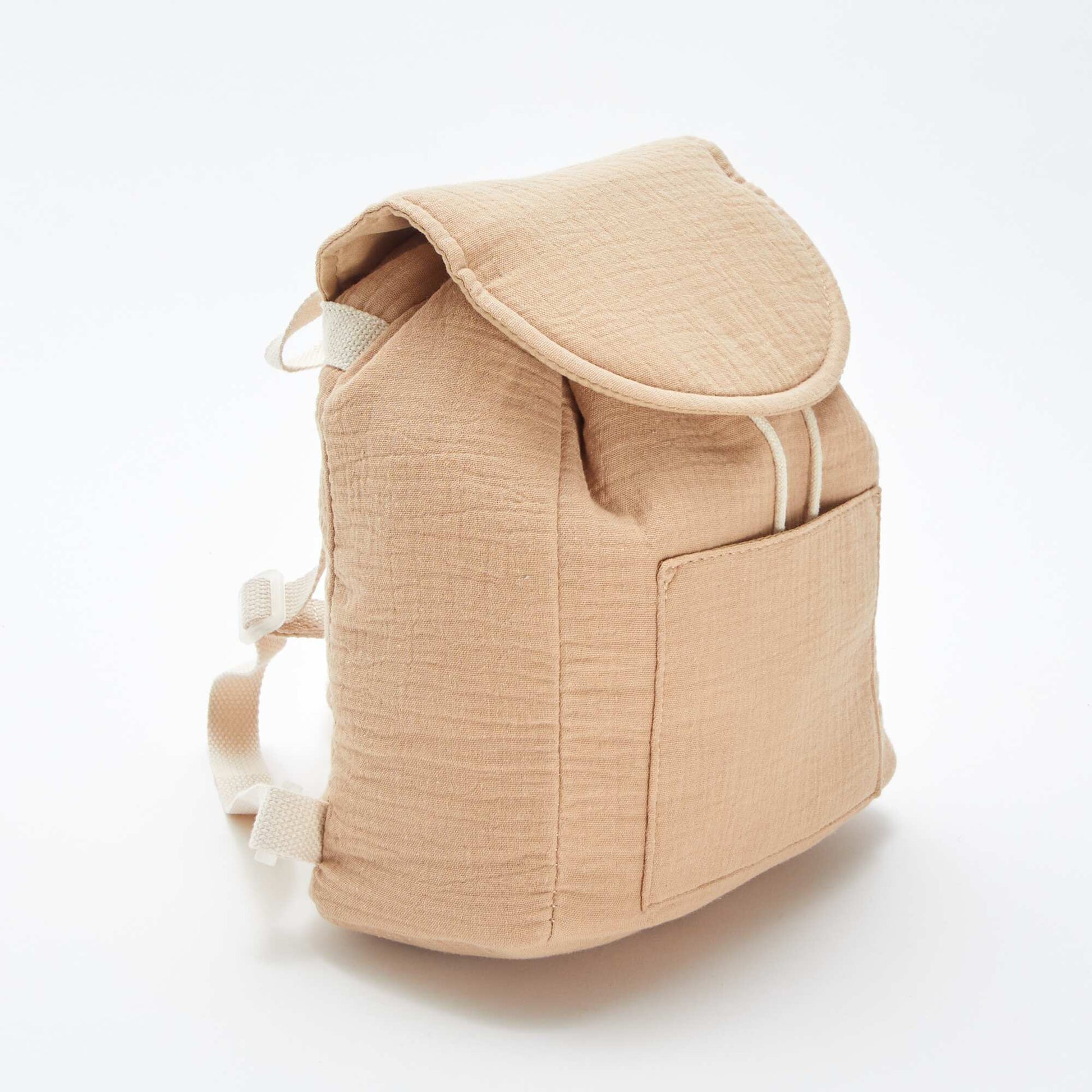 Sac à dos en gaze de coton BEIGE