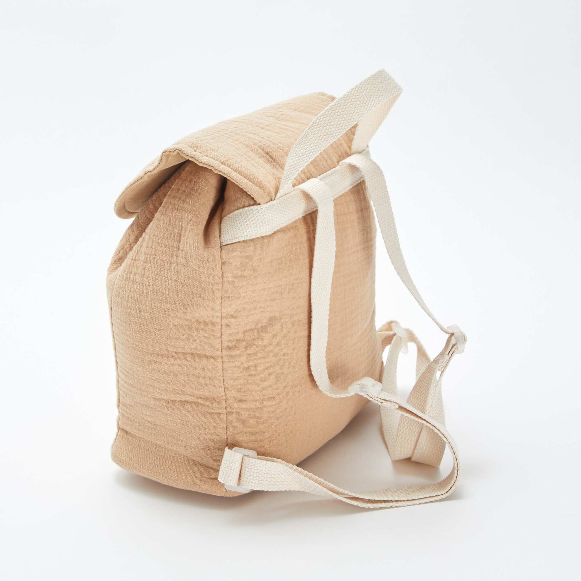 Sac à dos en gaze de coton BEIGE