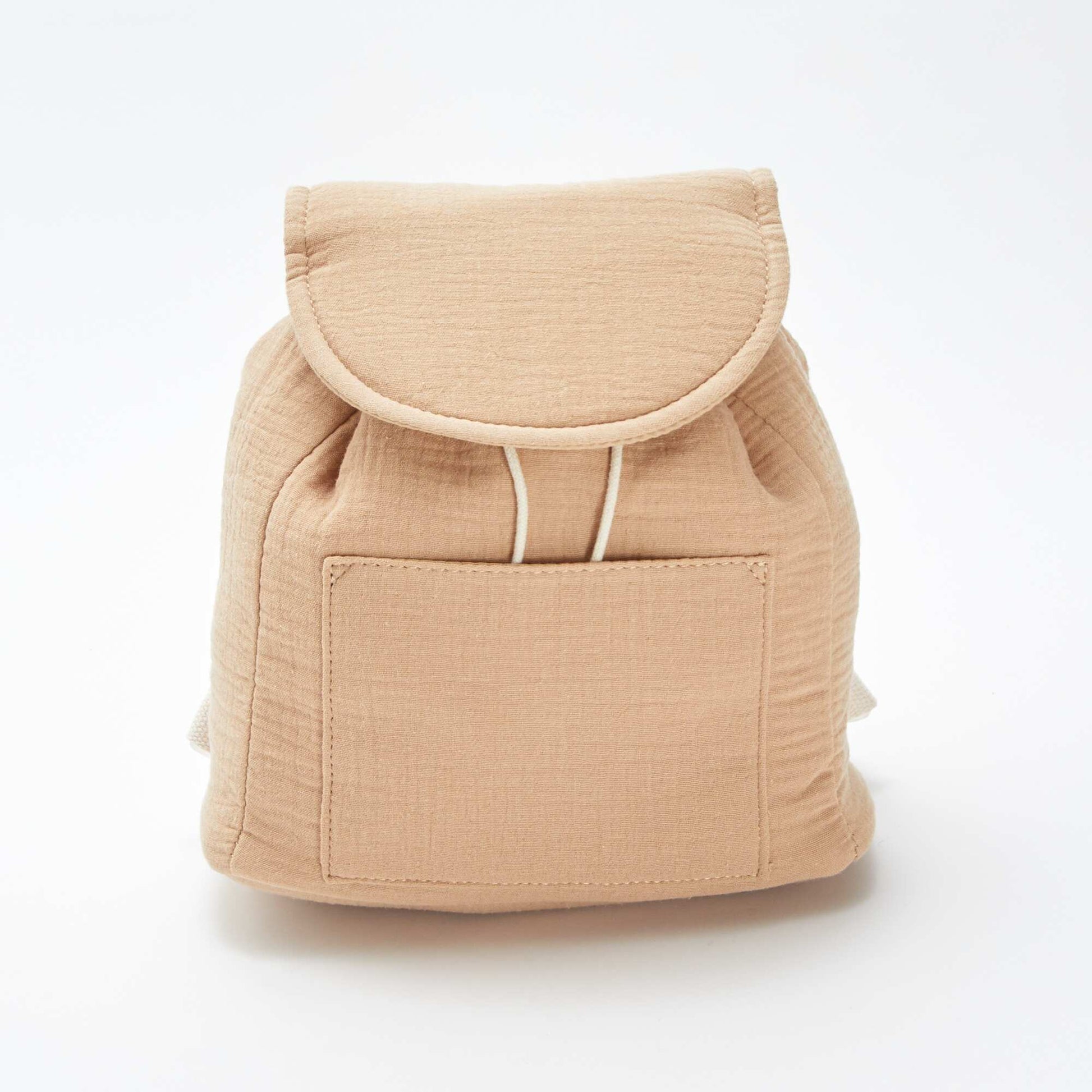 Sac à dos en gaze de coton BEIGE