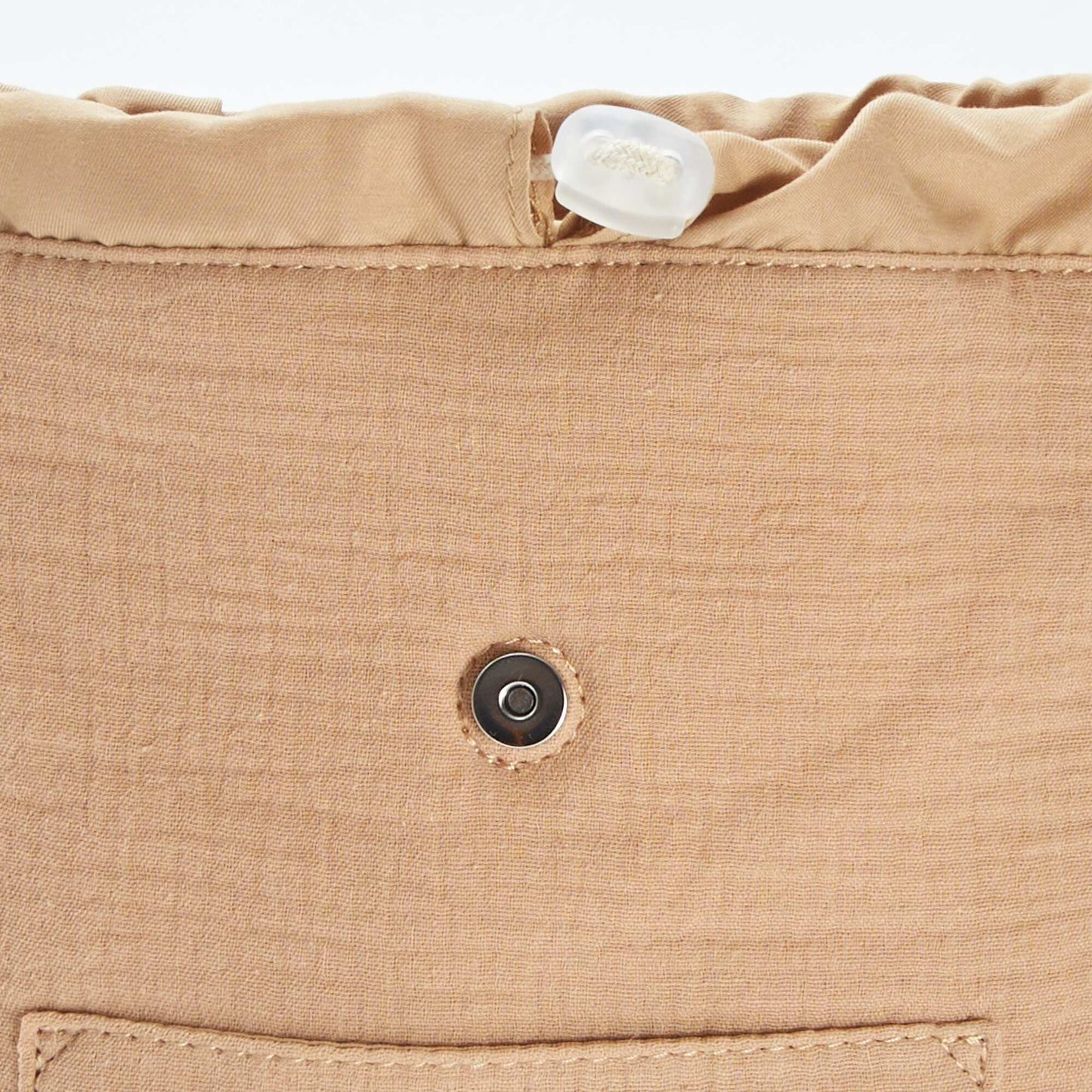 Sac à dos en gaze de coton BEIGE